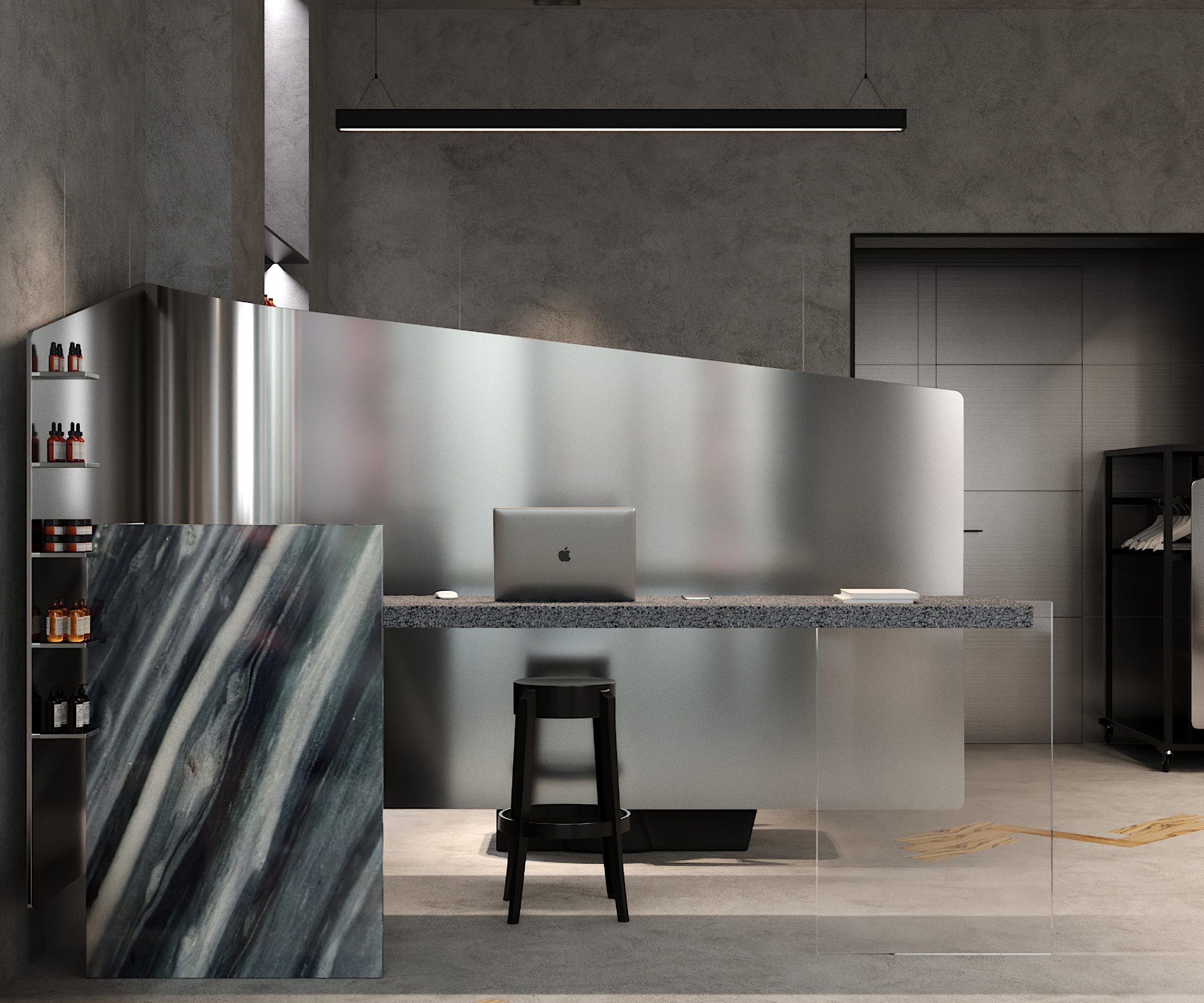 Barbershop. Дизайн интерьера от Дмитрия Баландина