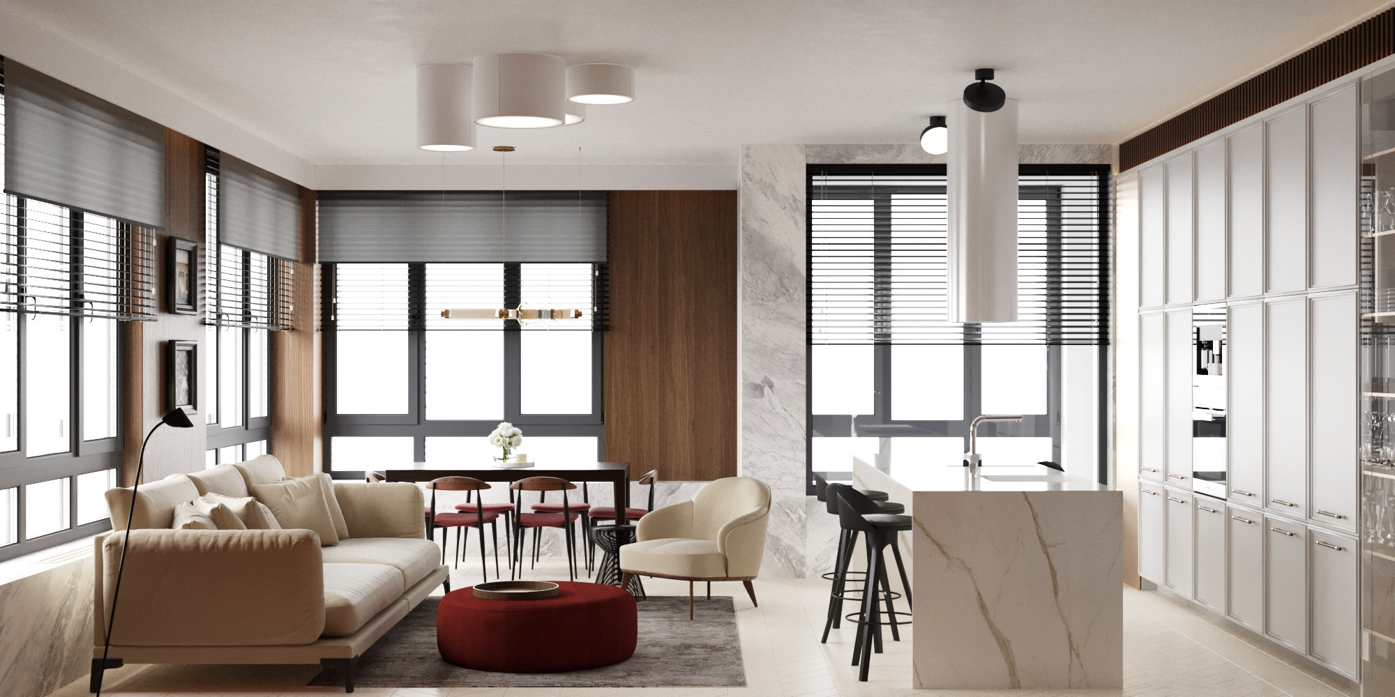 Гостевая квартира ЖК «Savin House» г. Казань. Дизайн интерьера от Дмитрия Баландина