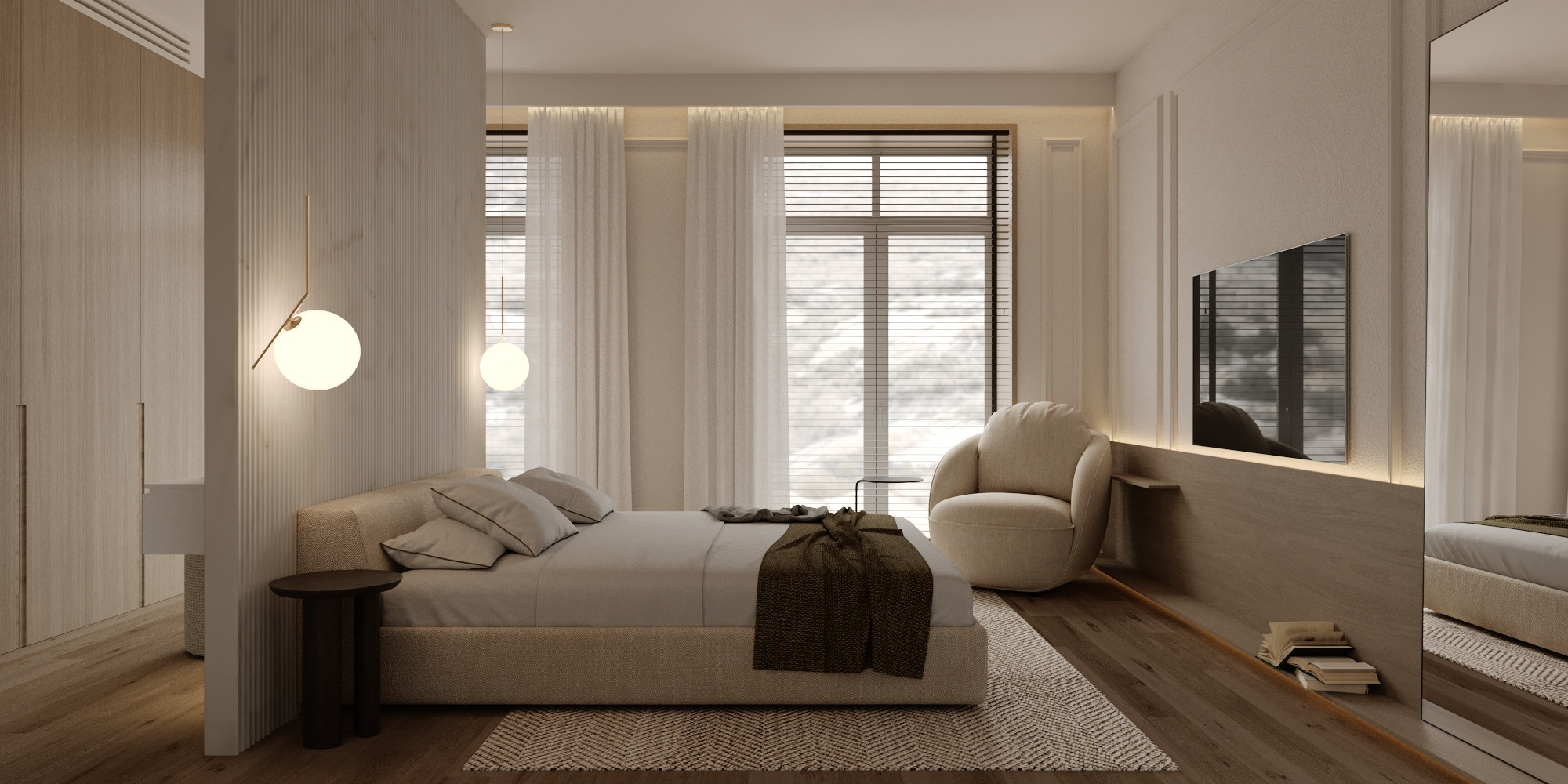 Четырехкомнатная квартира ЖК «Преображенский» г. Красноярск. Дизайн интерьера от Дмитрия Баландина