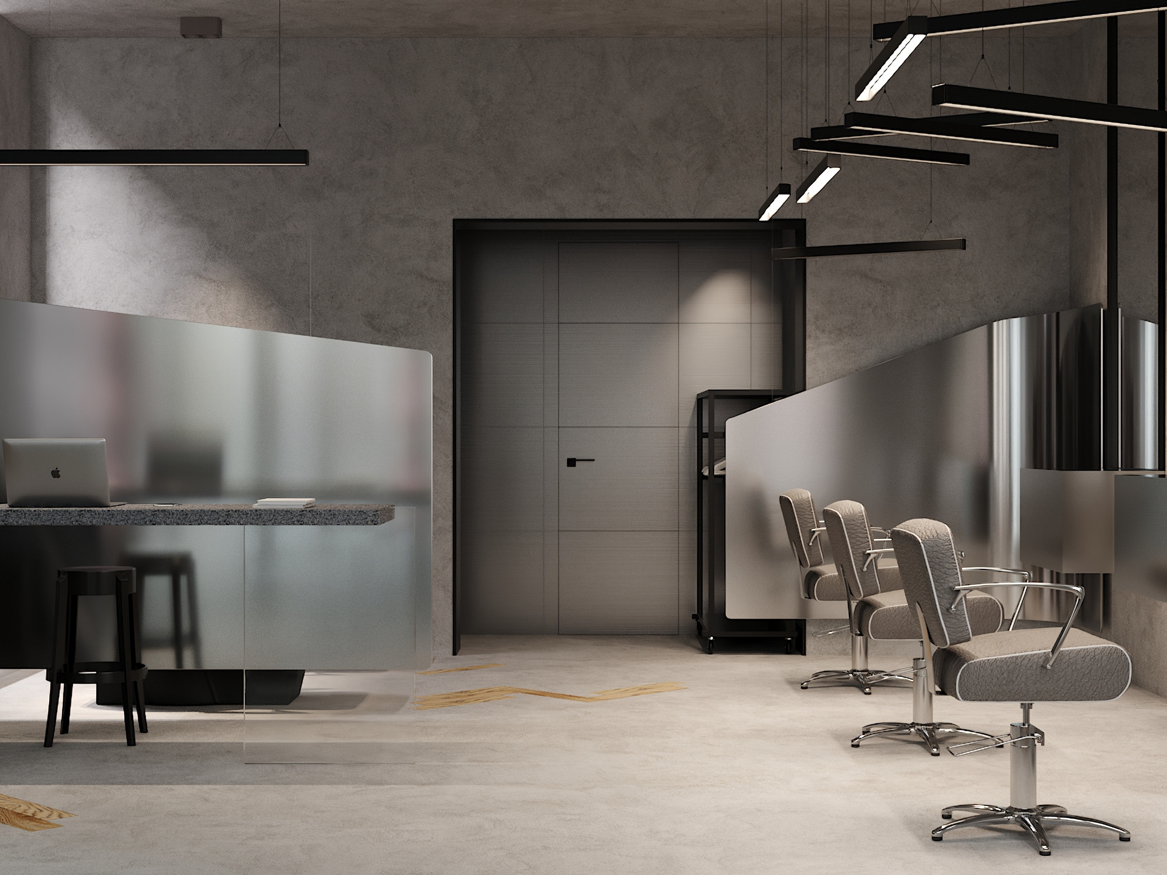 Barbershop. Дизайн интерьера от Дмитрия Баландина