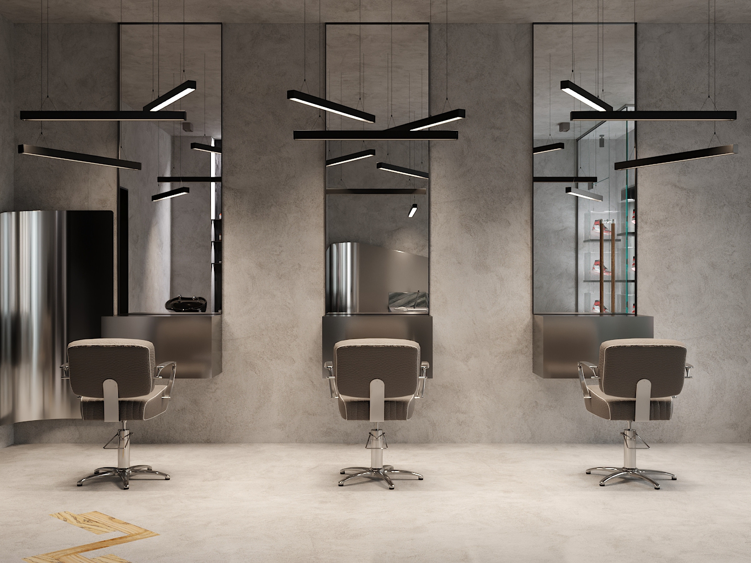 Barbershop. Дизайн интерьера от Дмитрия Баландина