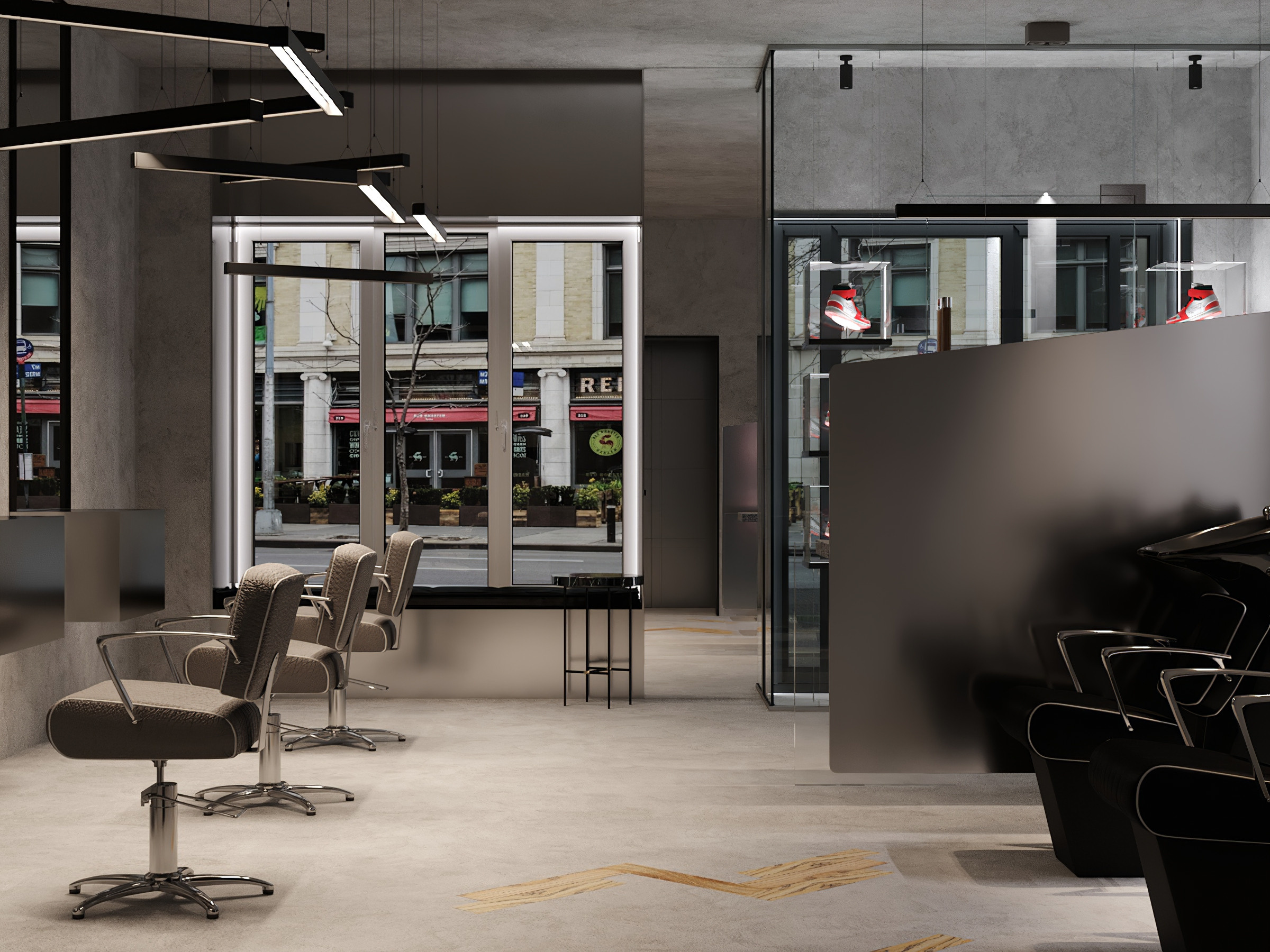 Barbershop. Дизайн интерьера от Дмитрия Баландина