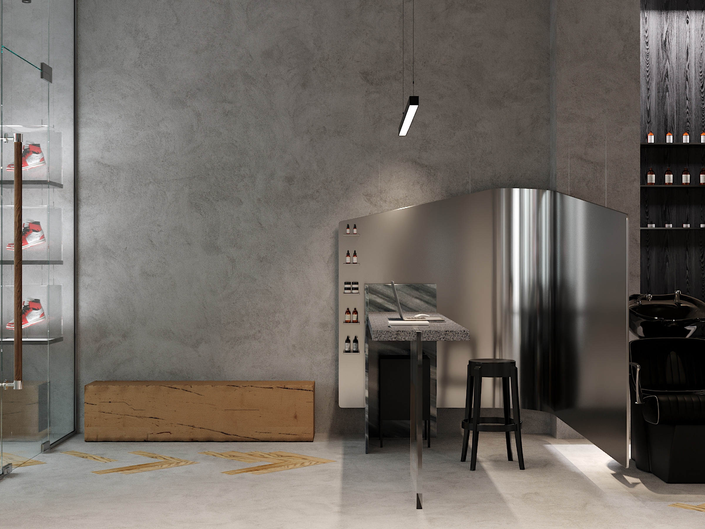 Barbershop. Дизайн интерьера от Дмитрия Баландина