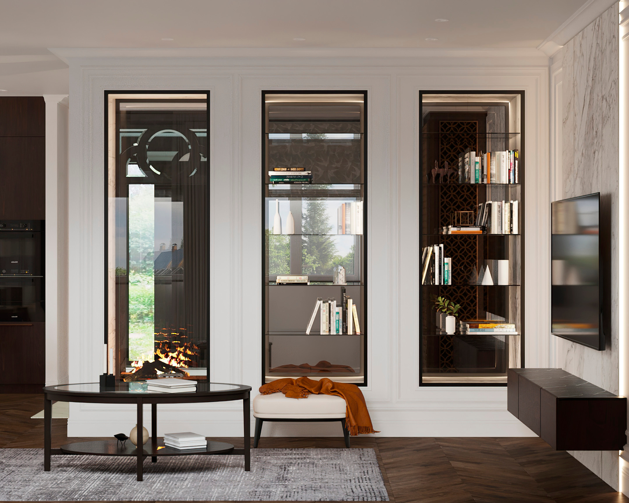 Двухэтажный дом в пригороде Красноярска. Дизайн интерьера от Дмитрия Баландина