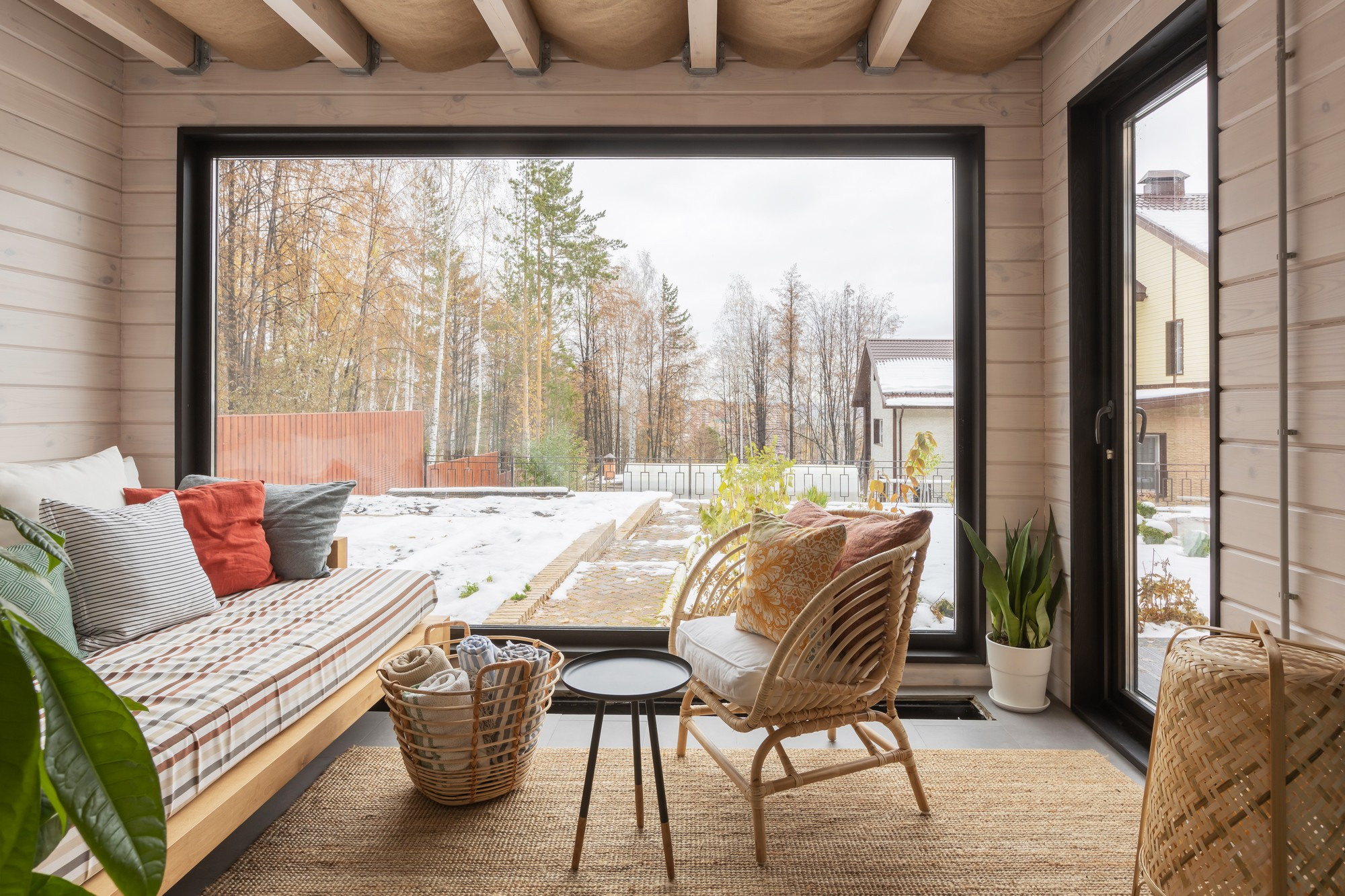 Баня на дровах 25 м² г. Красноярск. Дизайн интерьера от Дмитрия Баландина