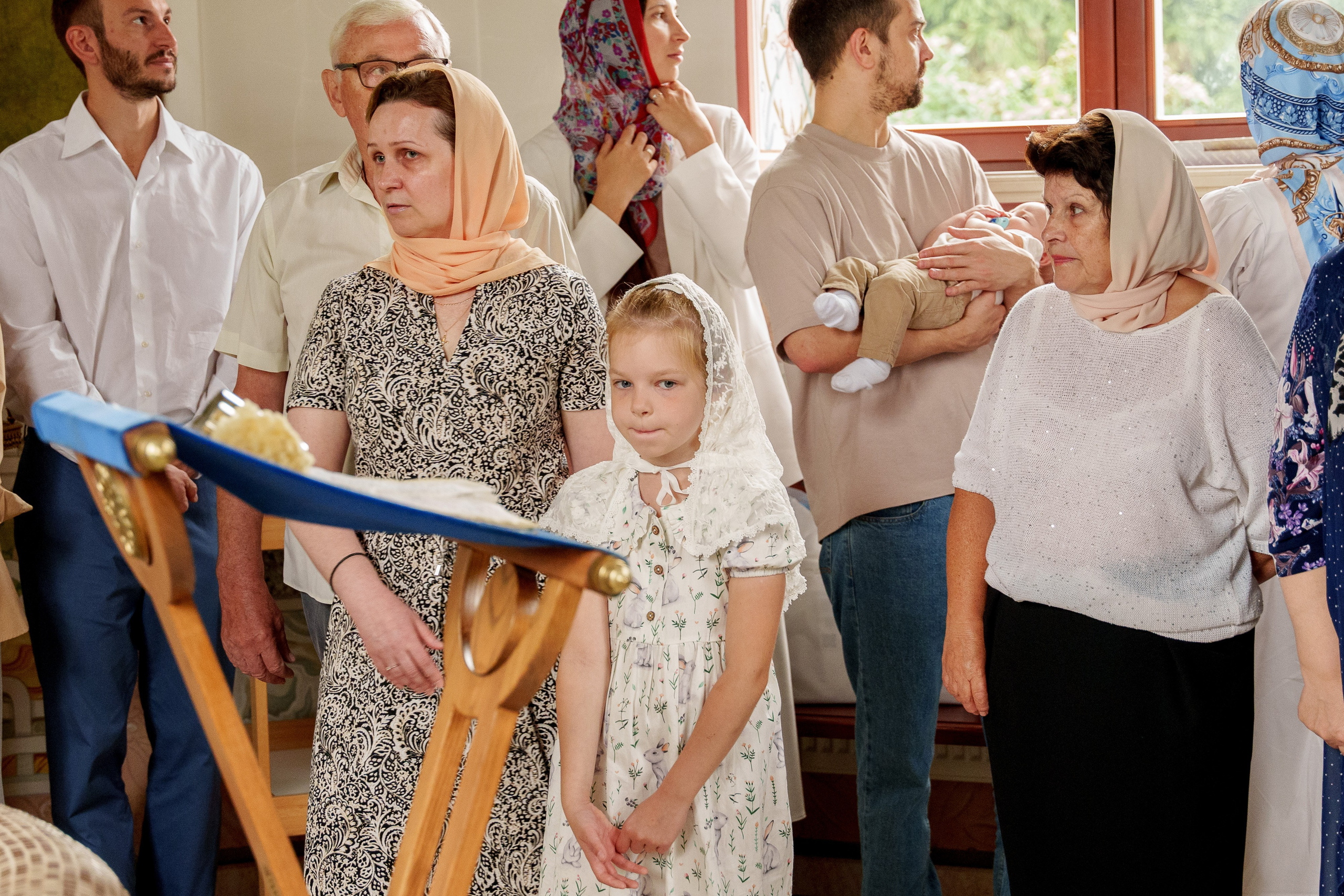 Крещение Полины. Фотограф Юлия Попова