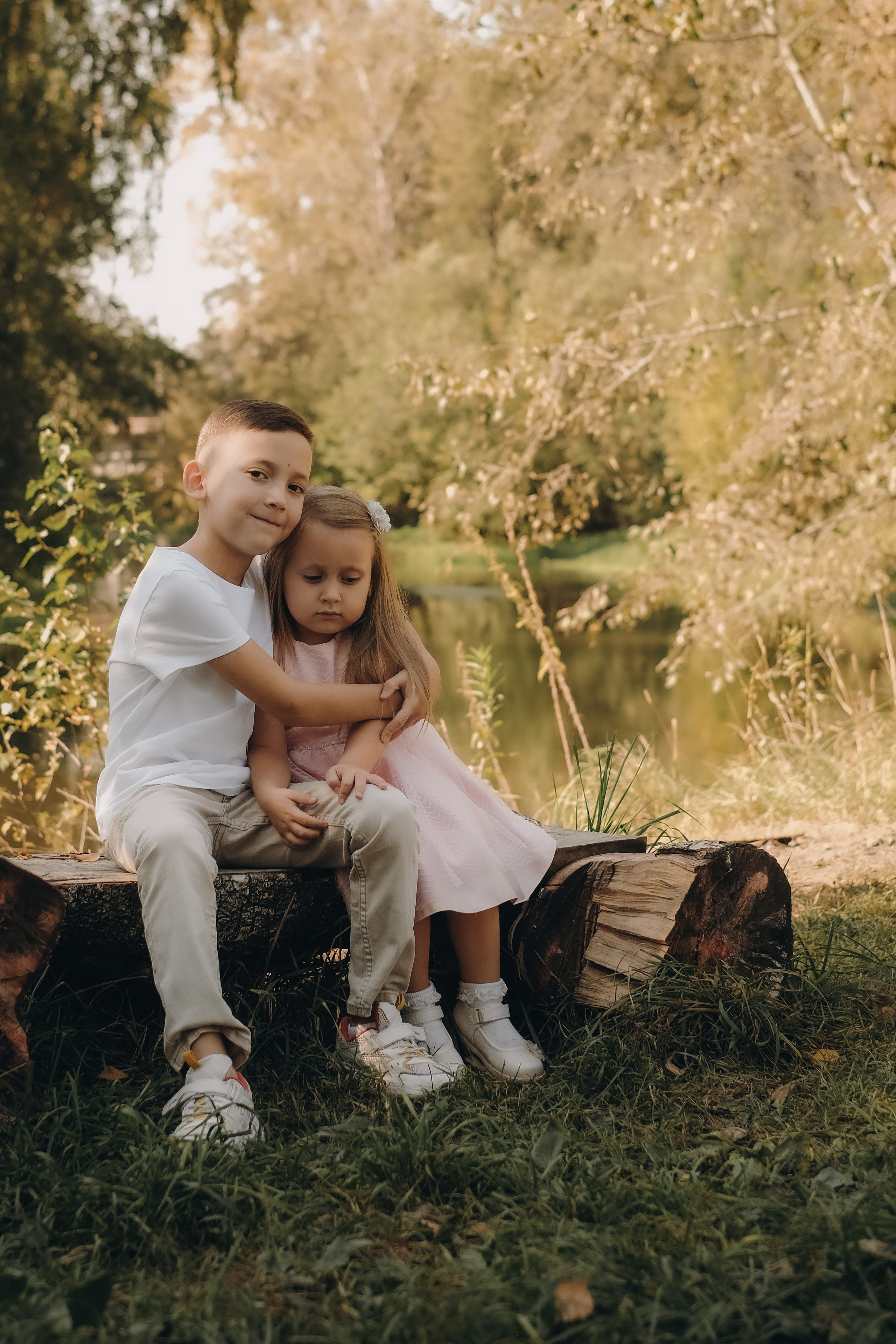 Семья Борган. Осенний день на Клязьме. Свадебный и семейный фотограф в Москве Инника Кетлер