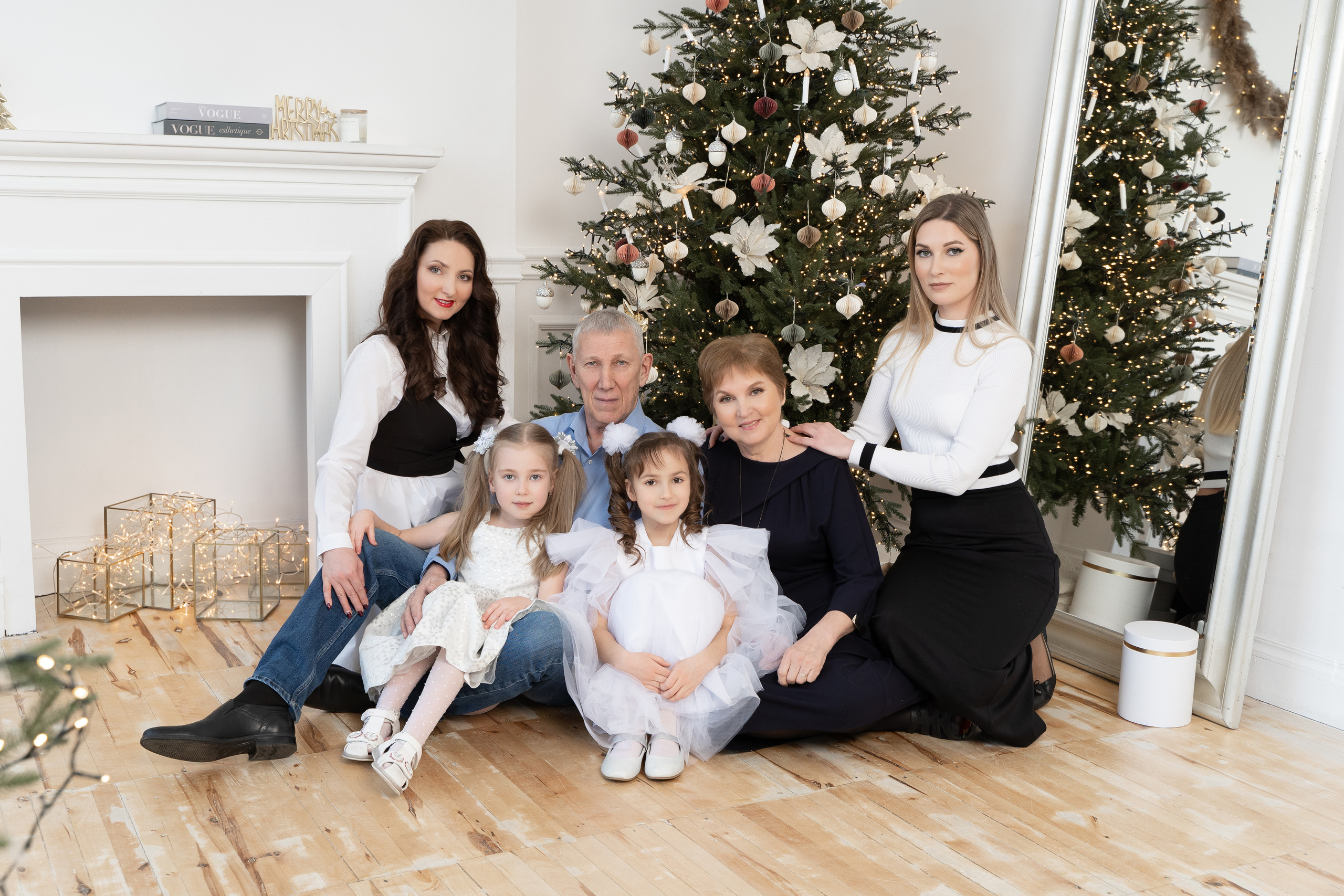 Новогодняя семейная фотосессия. Студия Svet. Фотограф Татьяна Мамонтова