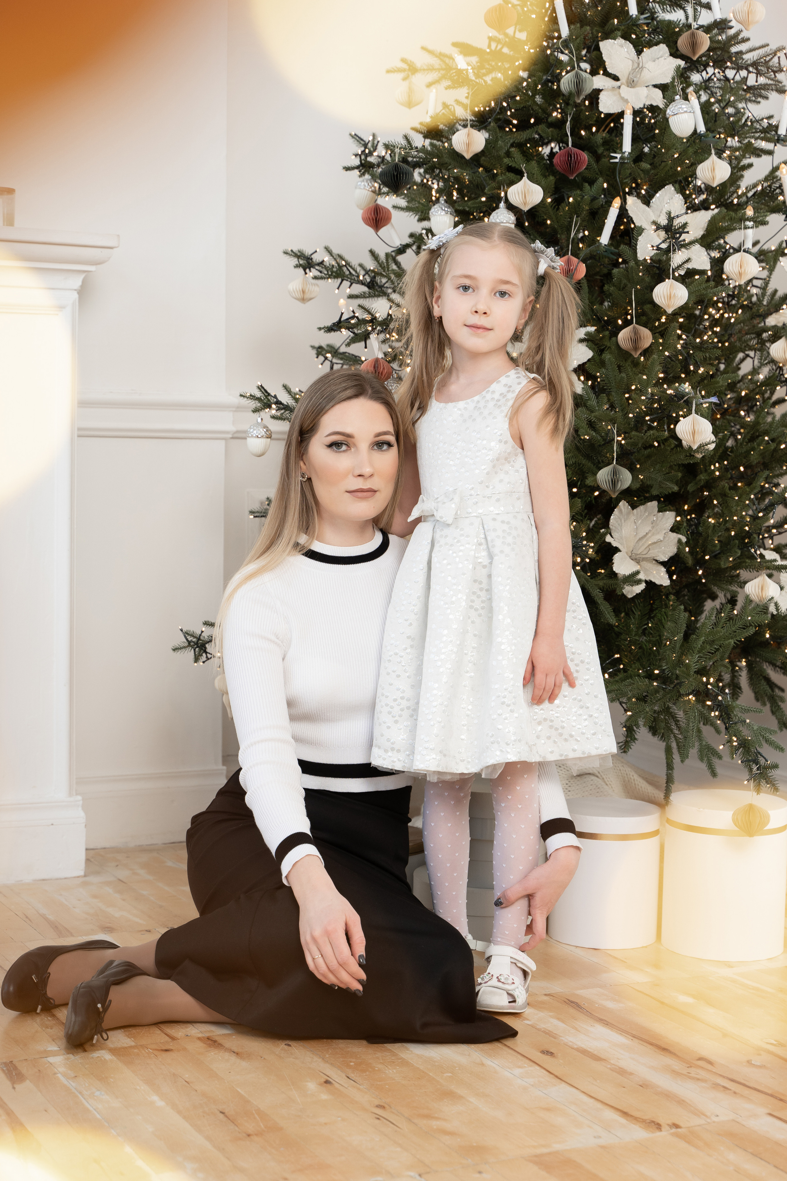 Новогодняя семейная фотосессия. Студия Svet. Фотограф Татьяна Мамонтова