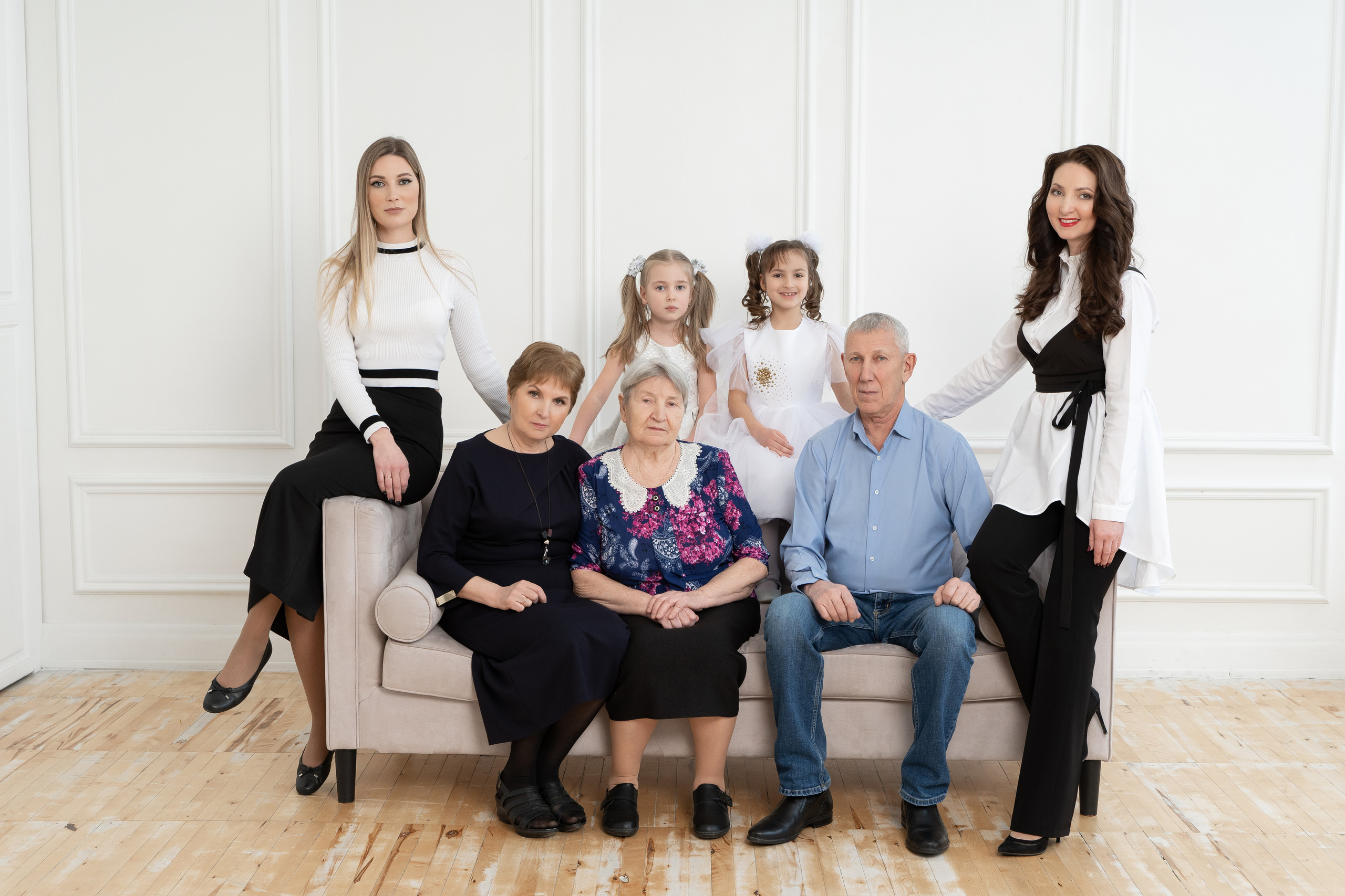 Новогодняя семейная фотосессия. Студия Svet. Фотограф Татьяна Мамонтова