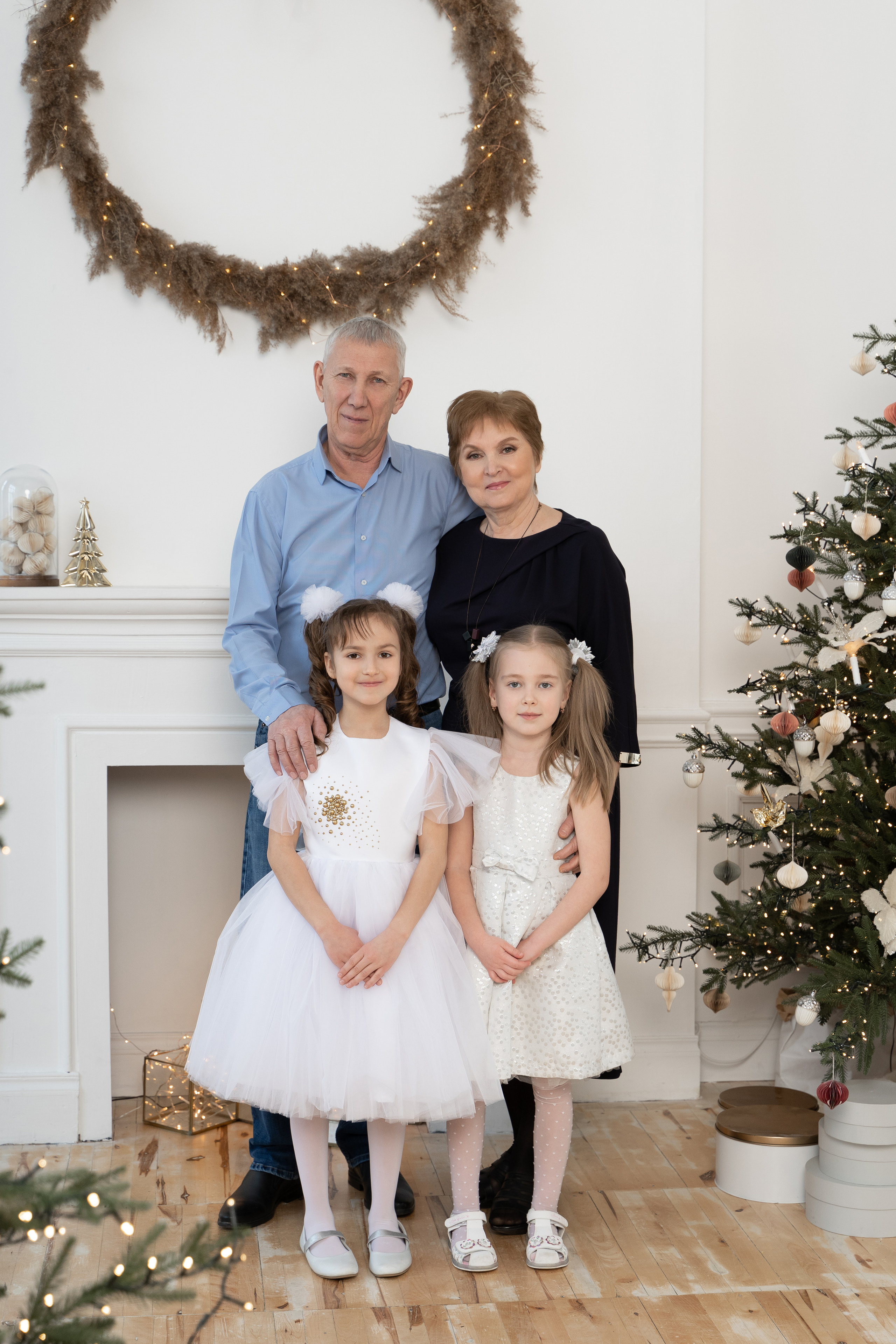 Новогодняя семейная фотосессия. Студия Svet. Фотограф Татьяна Мамонтова