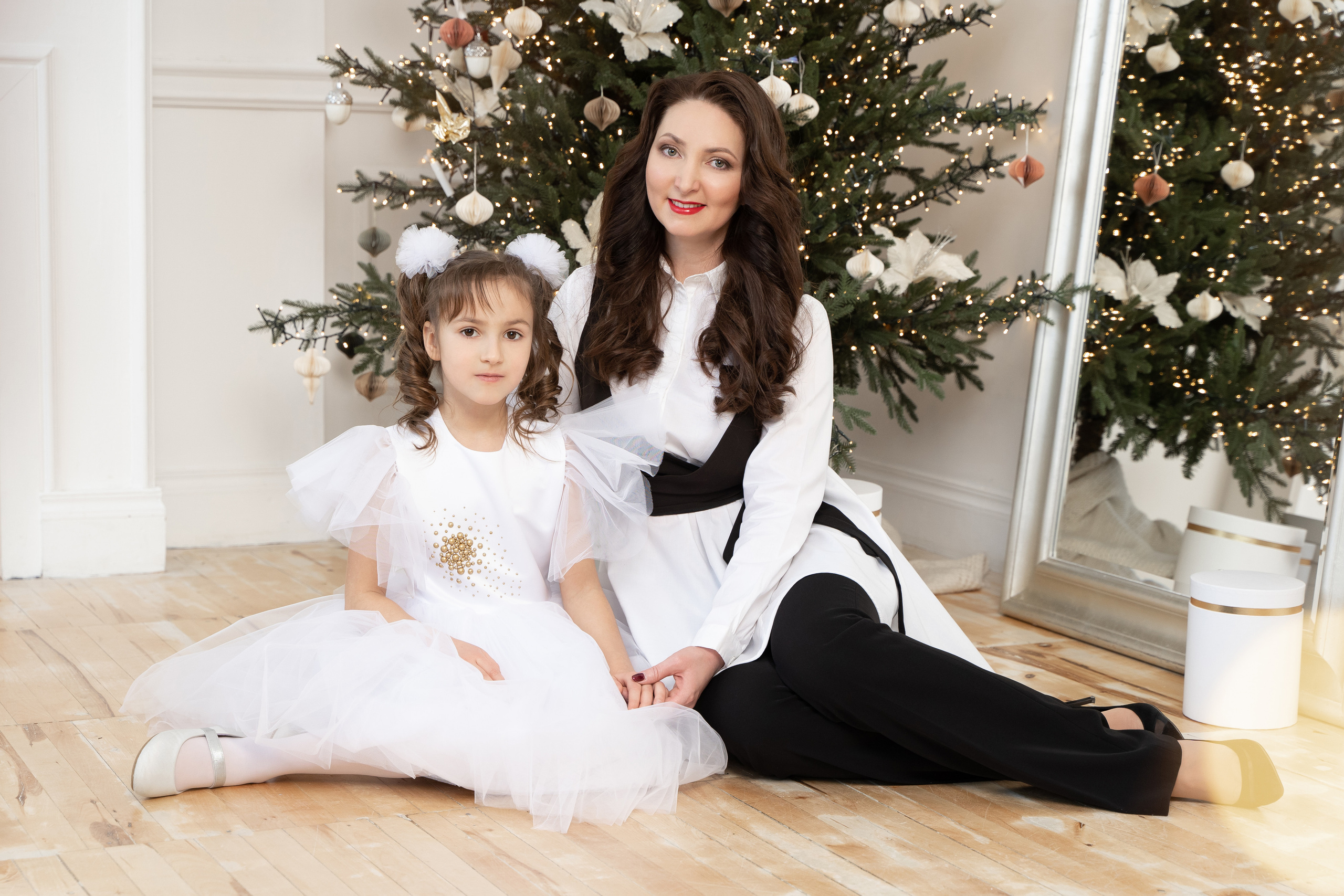 Новогодняя семейная фотосессия. Студия Svet. Фотограф Татьяна Мамонтова