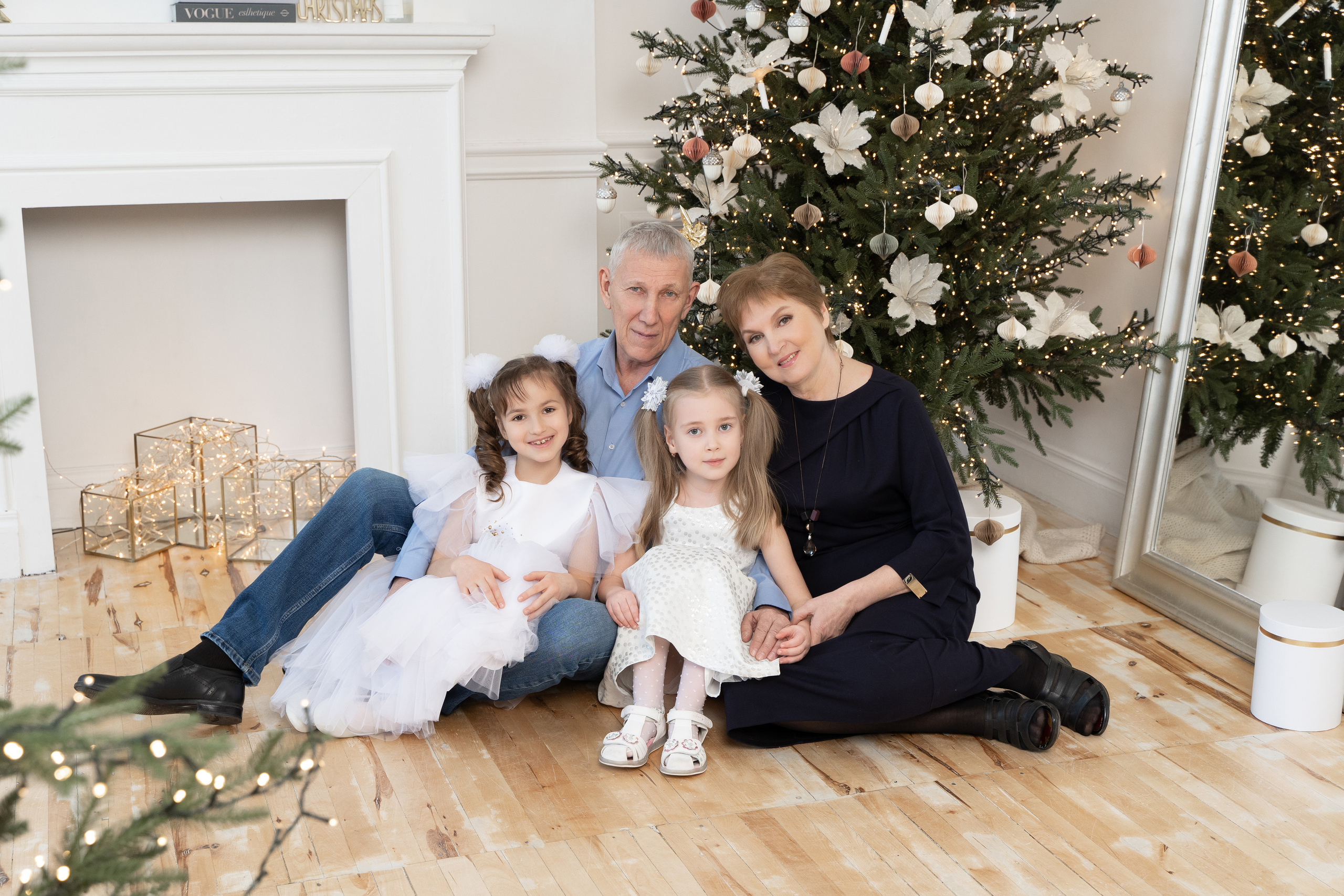 Новогодняя семейная фотосессия. Студия Svet. Фотограф Татьяна Мамонтова