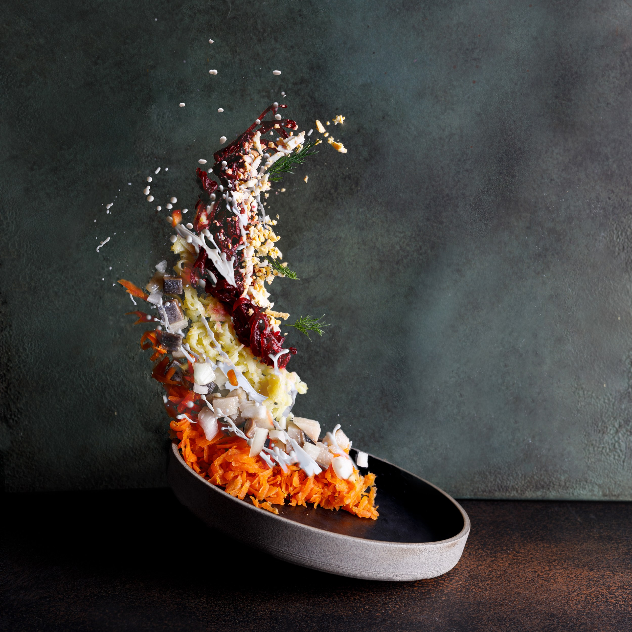 Салаты. Фуд и предметный фотограф Гришина Ольга