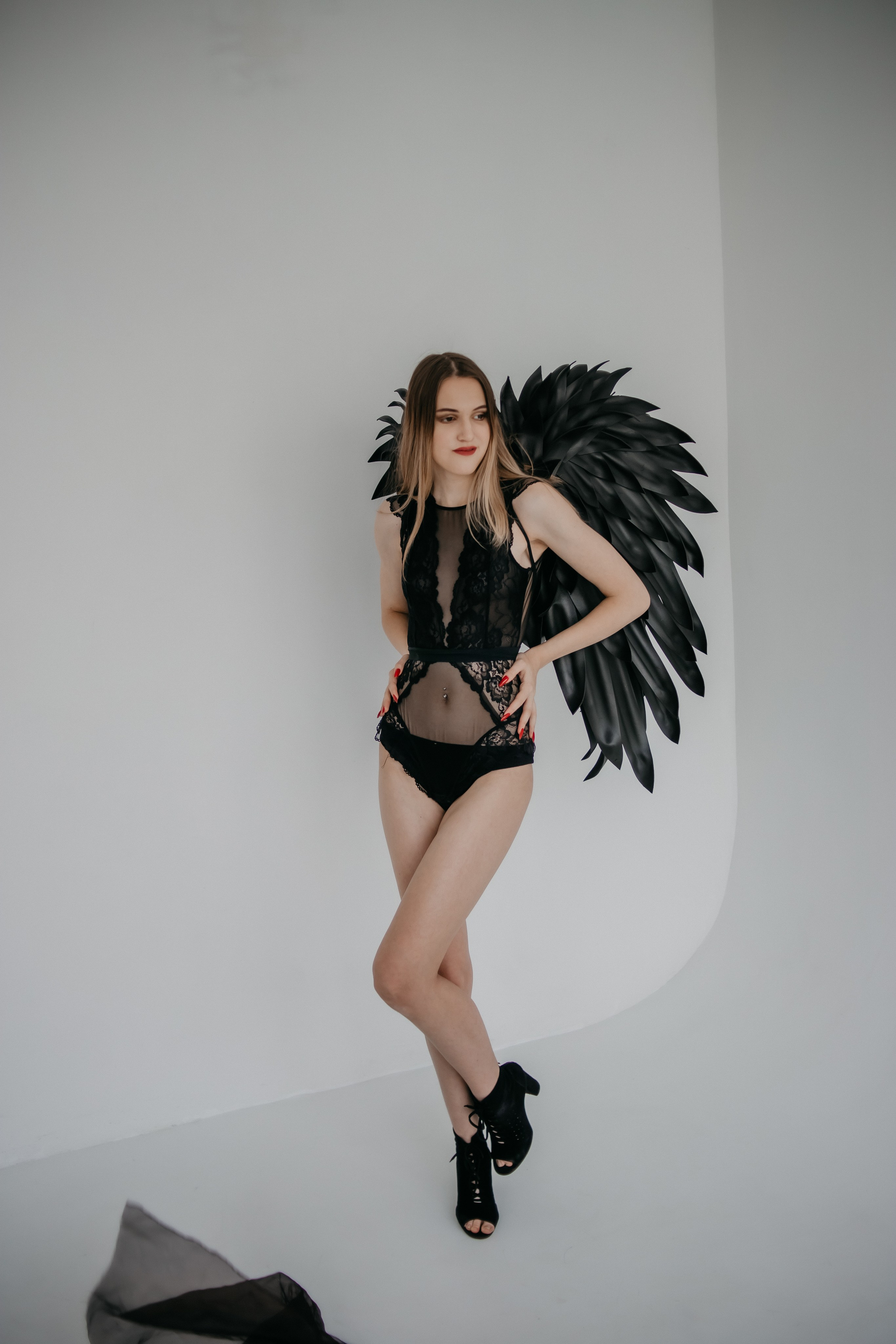 Татьяна. Черный ангел. Фотограф Регина Крикунова г. Красноярск