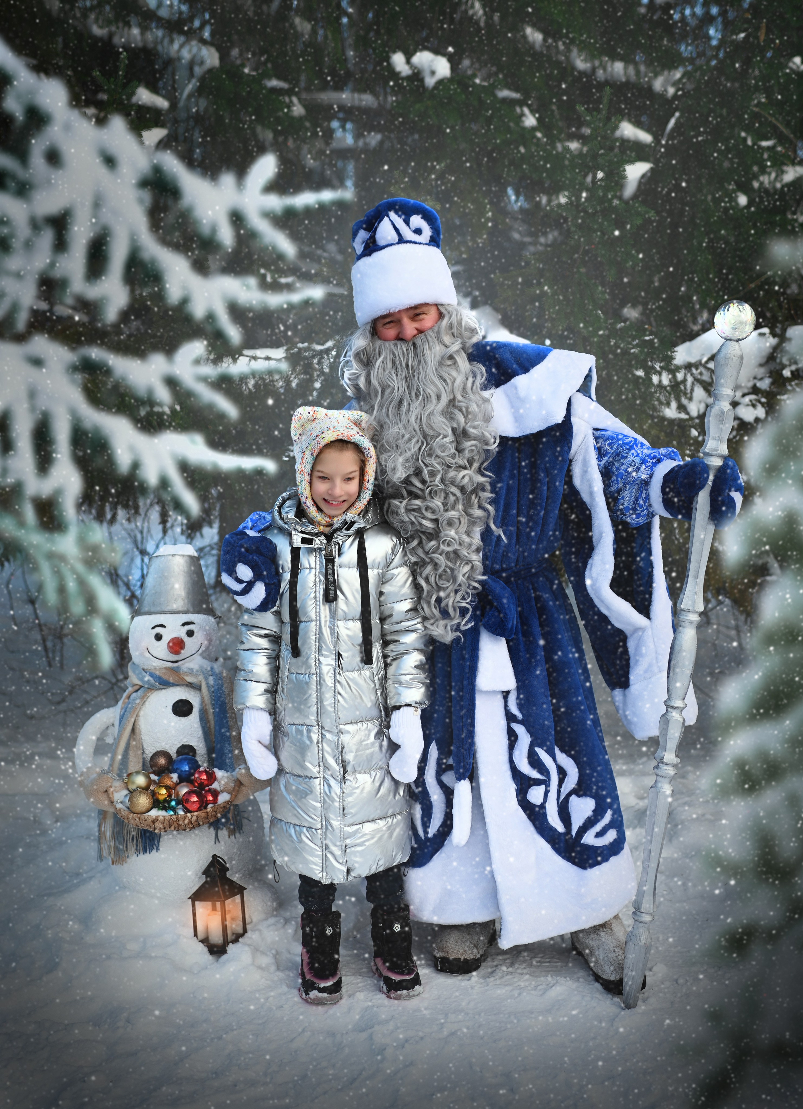 ПОЗДРАВЛЕНИЕ ОТ ДЕДА МОРОЗА. Семейный фотограф Екатеринбург Лора Мур