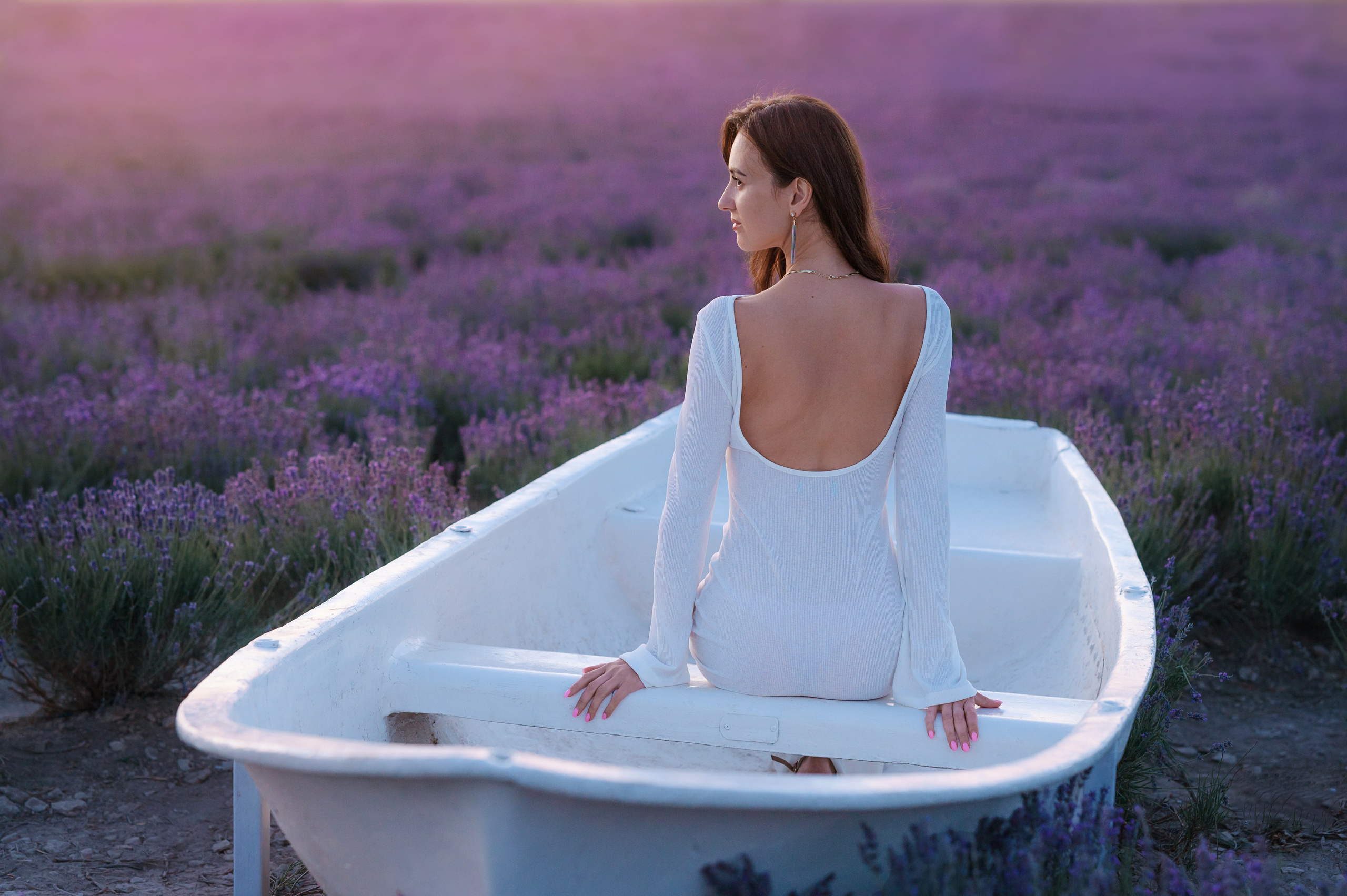 Фотосессия в лавандовом поле. Фотограф Симферополь Крым Ольга Топоривская