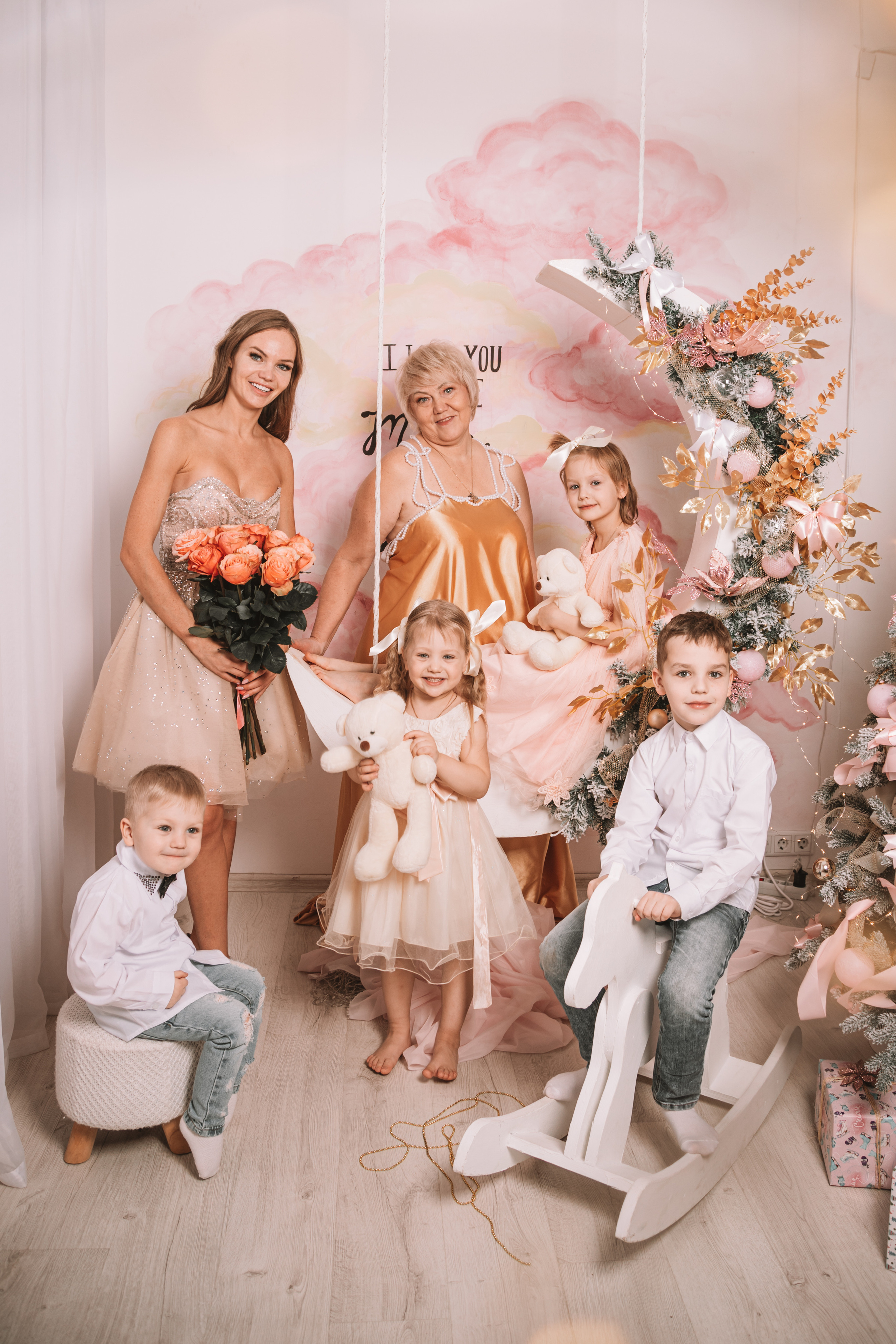 Ольга с семьёй. Фотограф Вера Генералова. Фотосессии. Выпускные альбомы Лобня