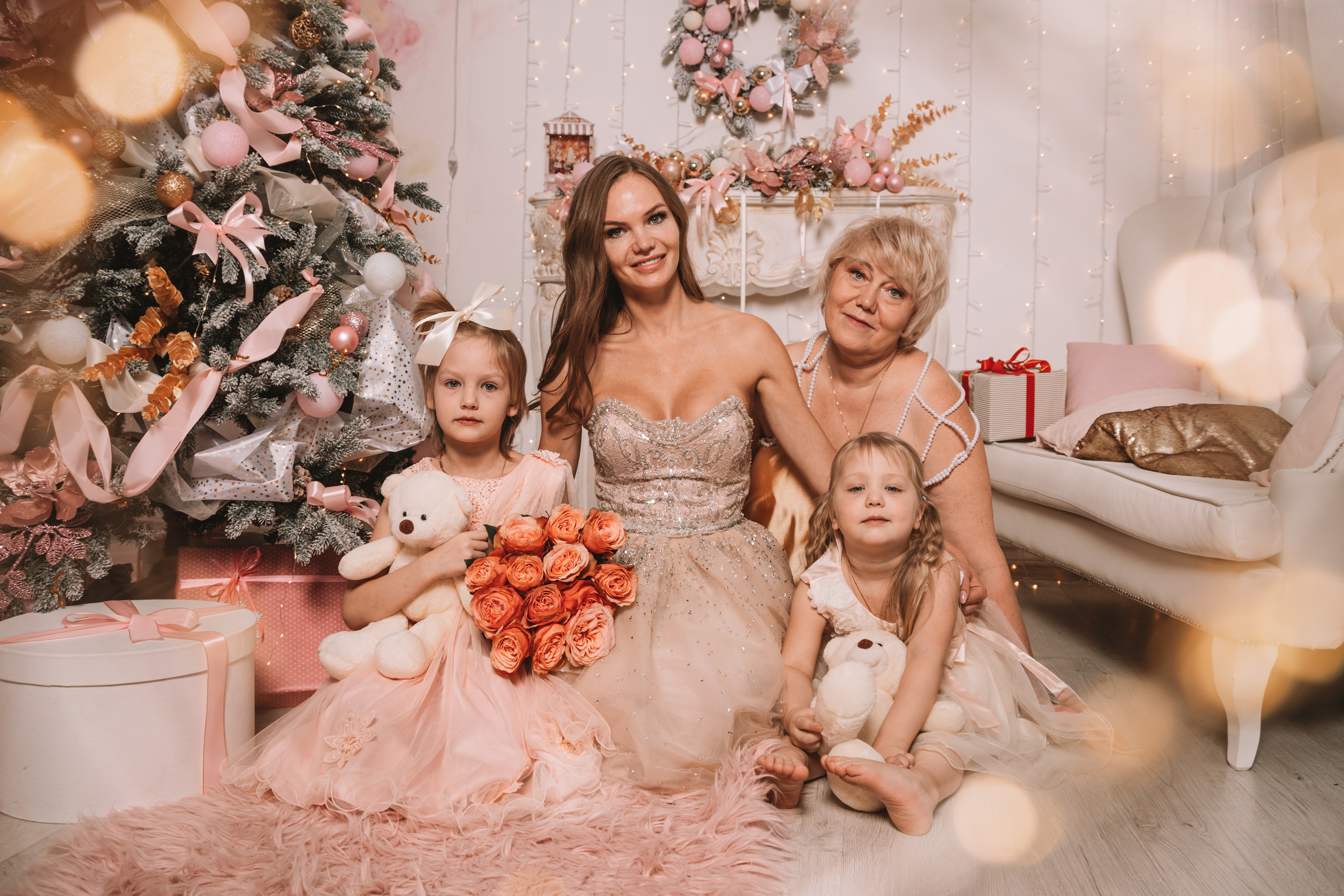 Ольга с семьёй. Фотограф Вера Генералова. Фотосессии. Выпускные альбомы Лобня