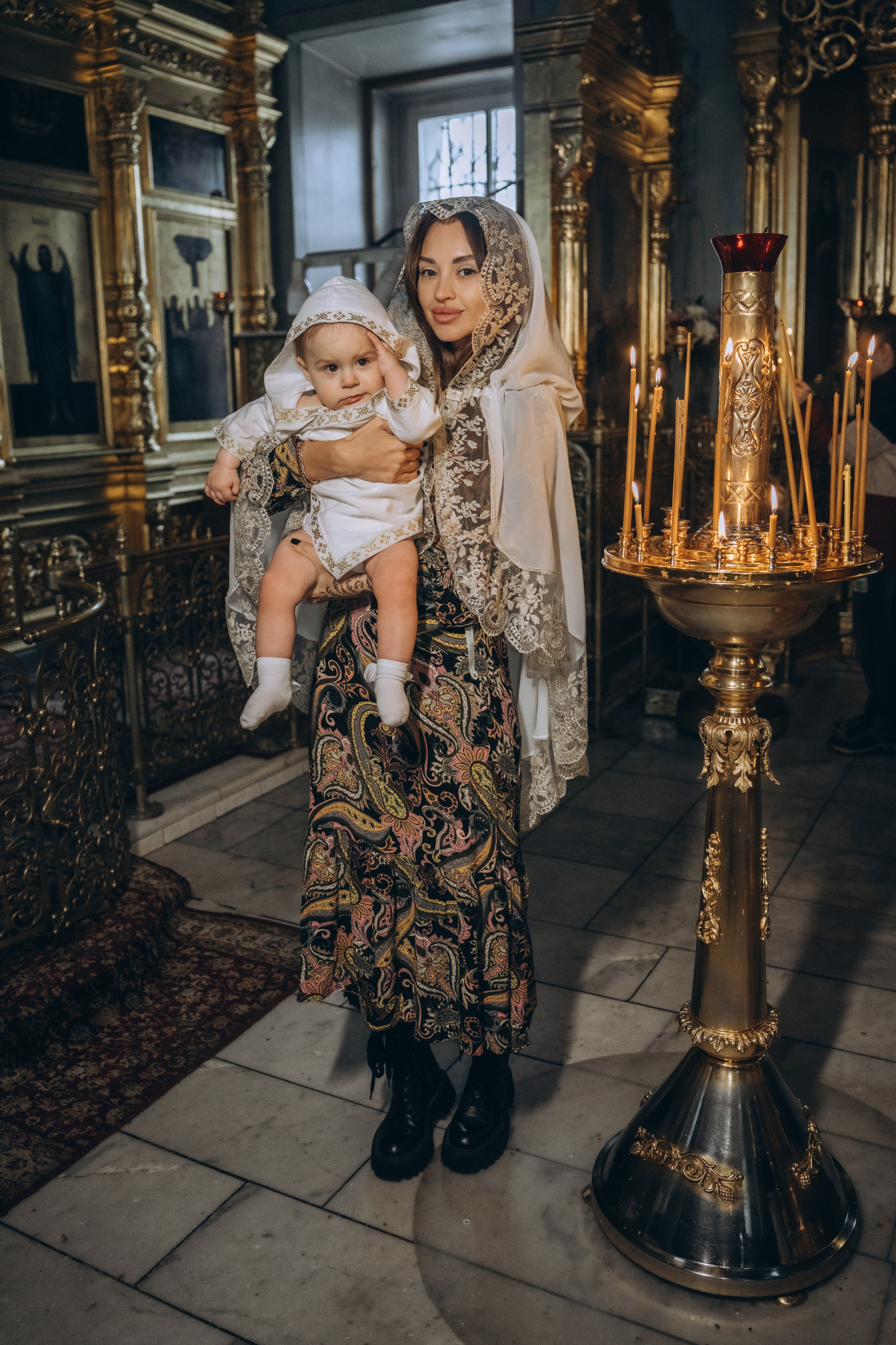 Таинство Крещения Демида. Фотограф Ольга Рубцова в Москве и Московской области