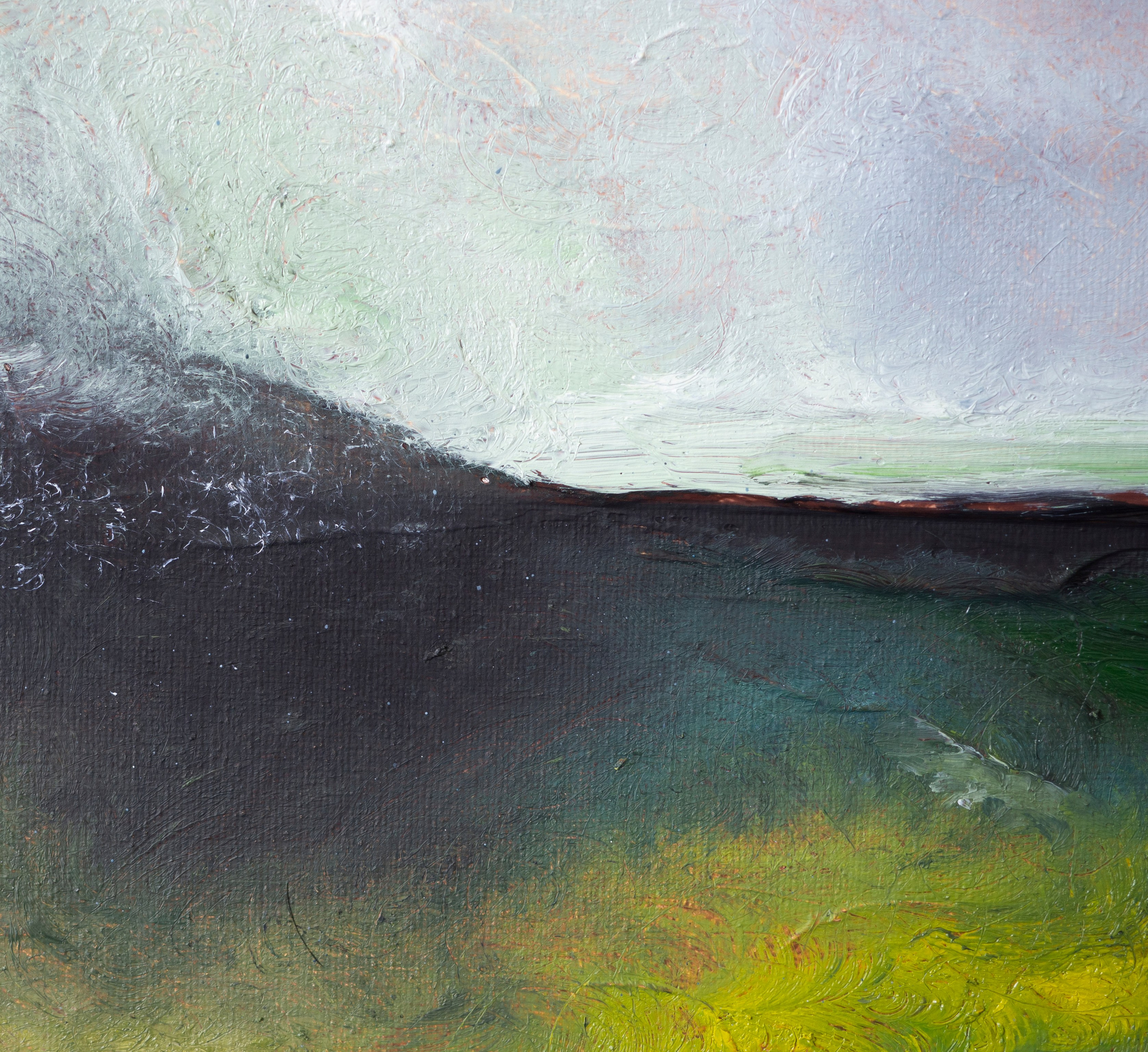 Abstract painting inspired by stormy skies. Павел Коршун — современный художник-пленэрист