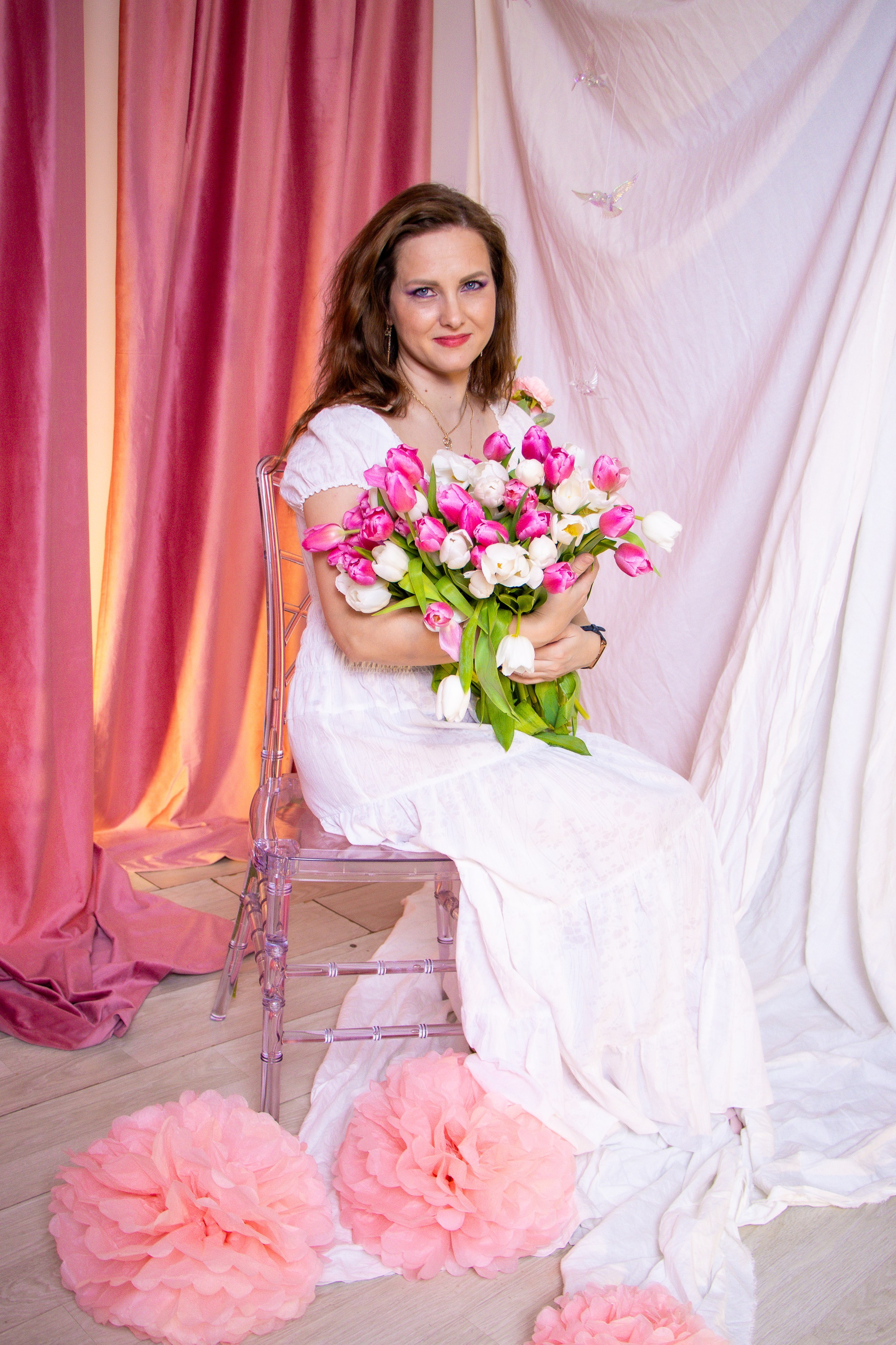 Семейная с тюльпанами. Фотограф Татьяна Матрос