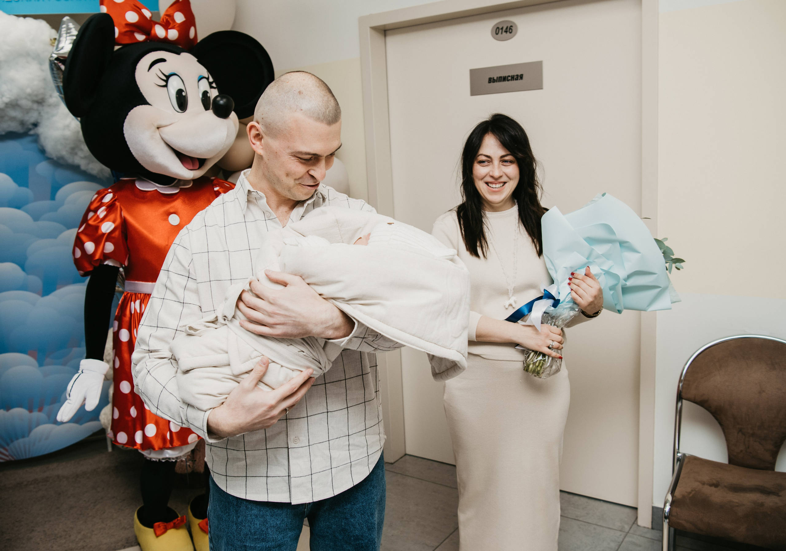 Выписка Назара. На Севастопольском. Фотограф на выписку из роддома в Москве и МО