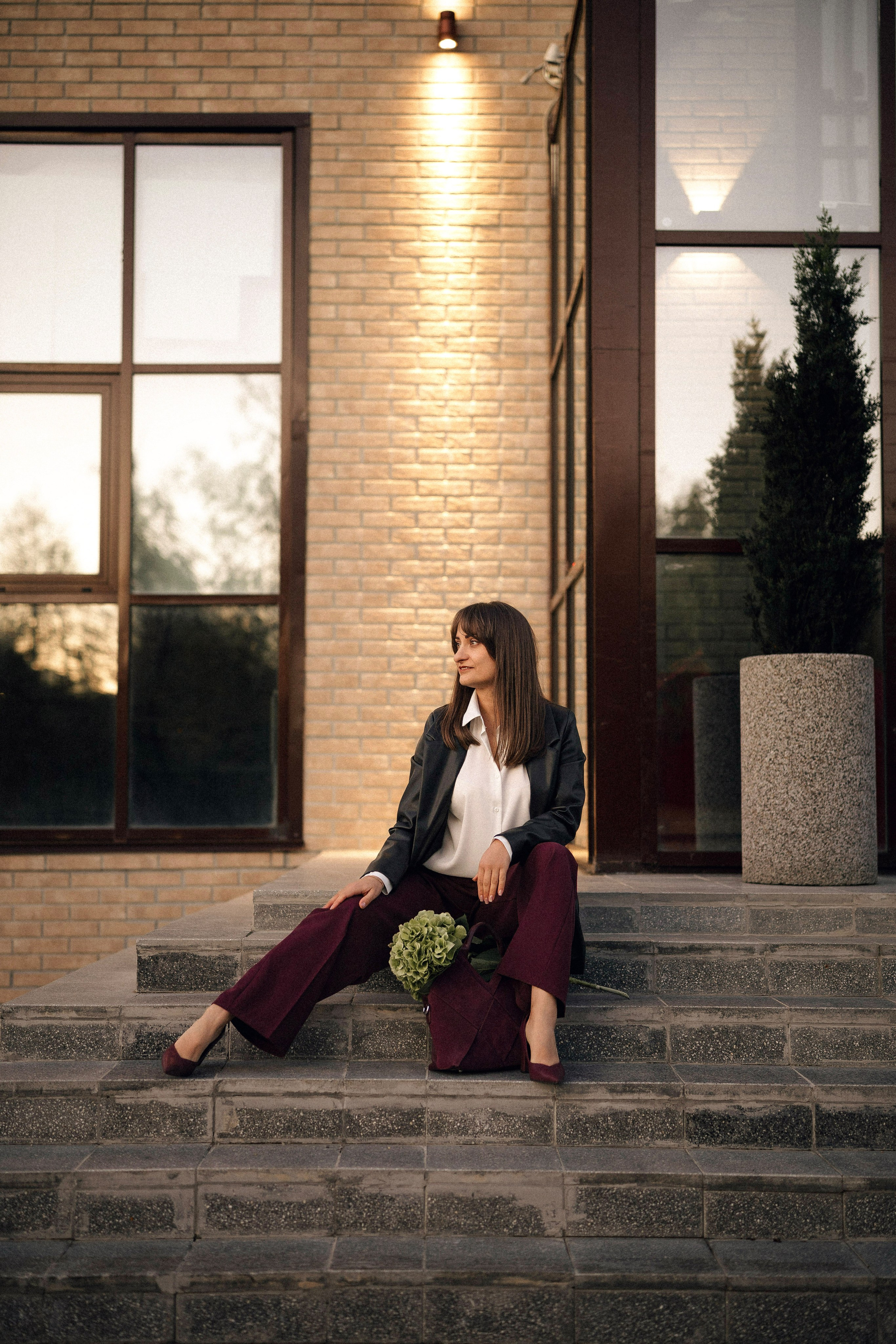 Натали с гортензией. Портретный, семейный и свадебный фотограф в Нарьян-Маре