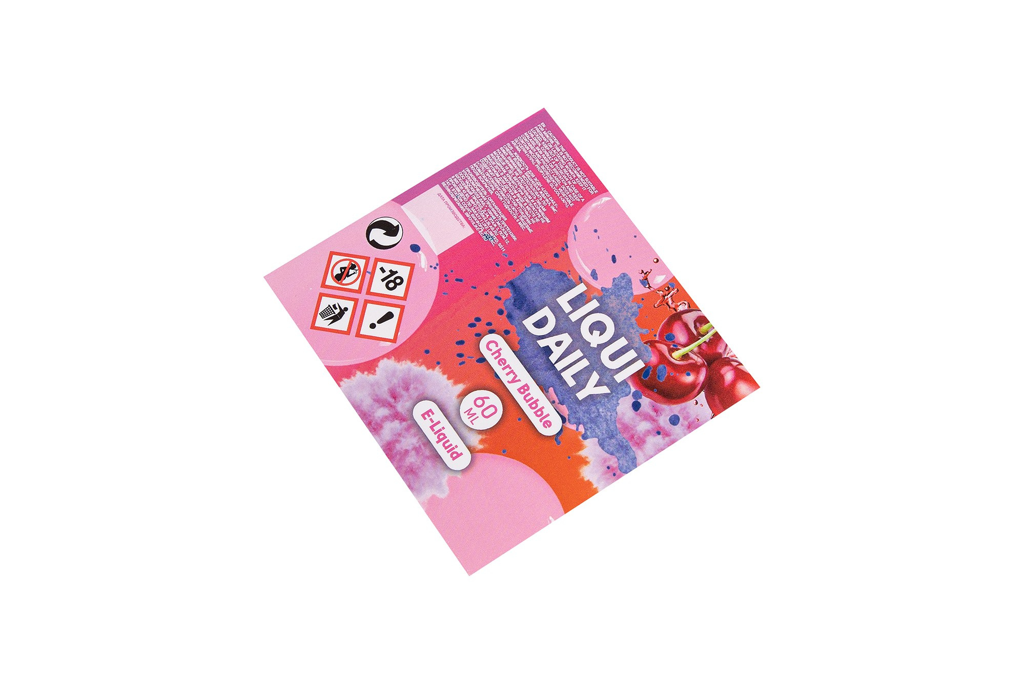 Наклейка для жидкости