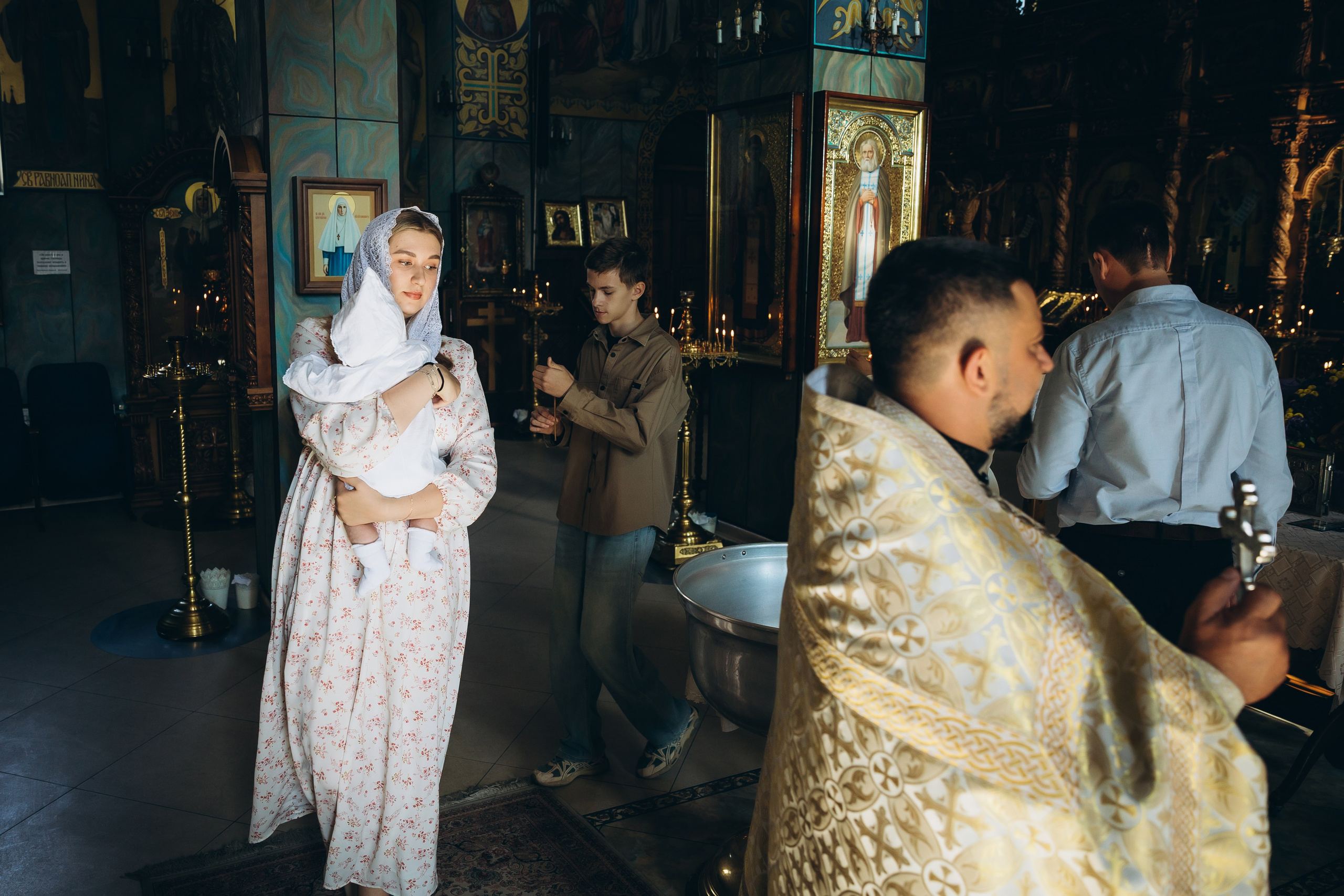 Таинство Крещения Ильи. Фотограф в Краснодаре Алла Потоцкая