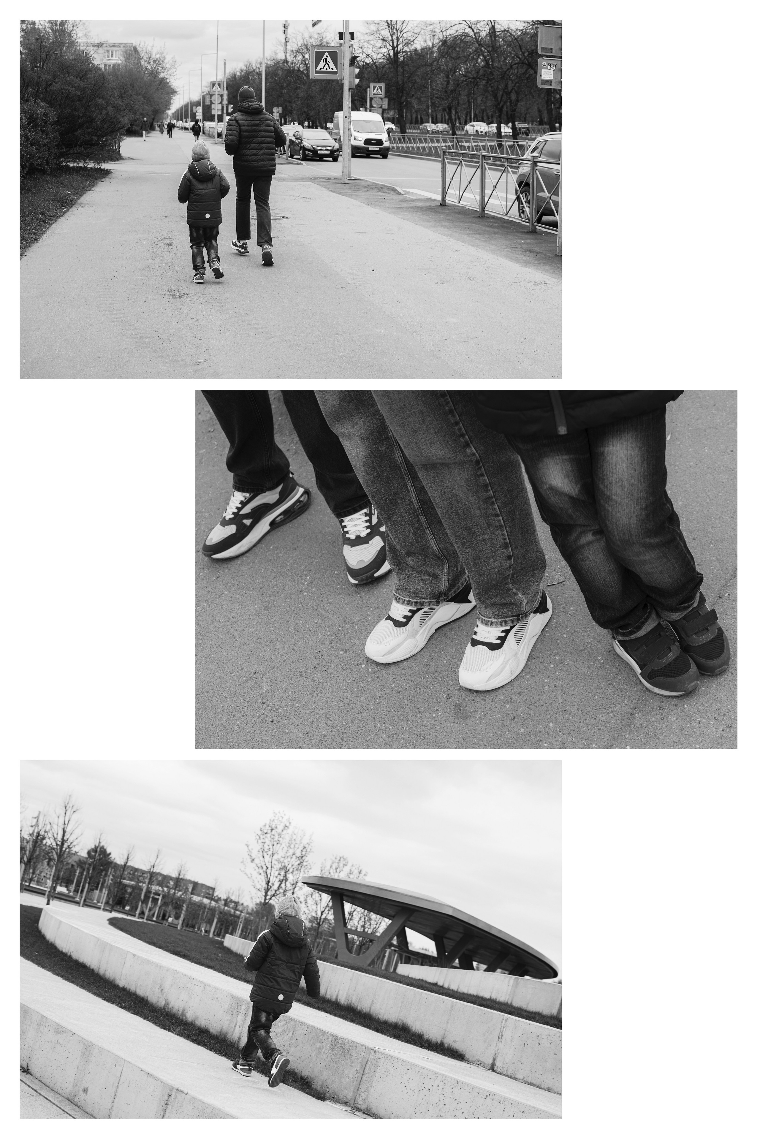 Прогулочная фотосессия для Ю. и ее ребятишек. Портретный и репортажный фотограф в Санкт-Петербурге Варвара Жукова