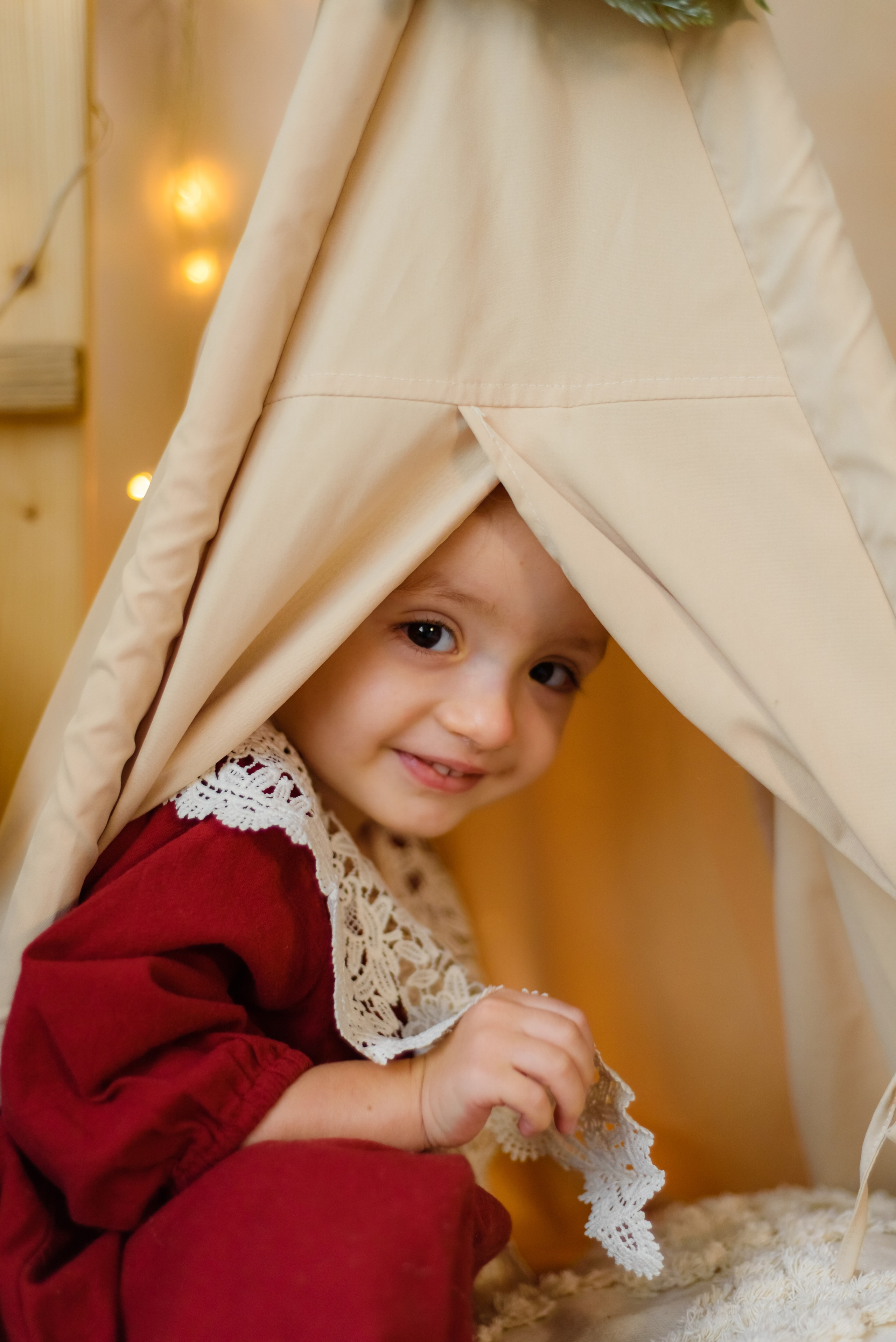 Новогодняя фотосессия Вика «Вигвам». Детский Фотограф |Фотограф на годик в Брянске Ирина Романова