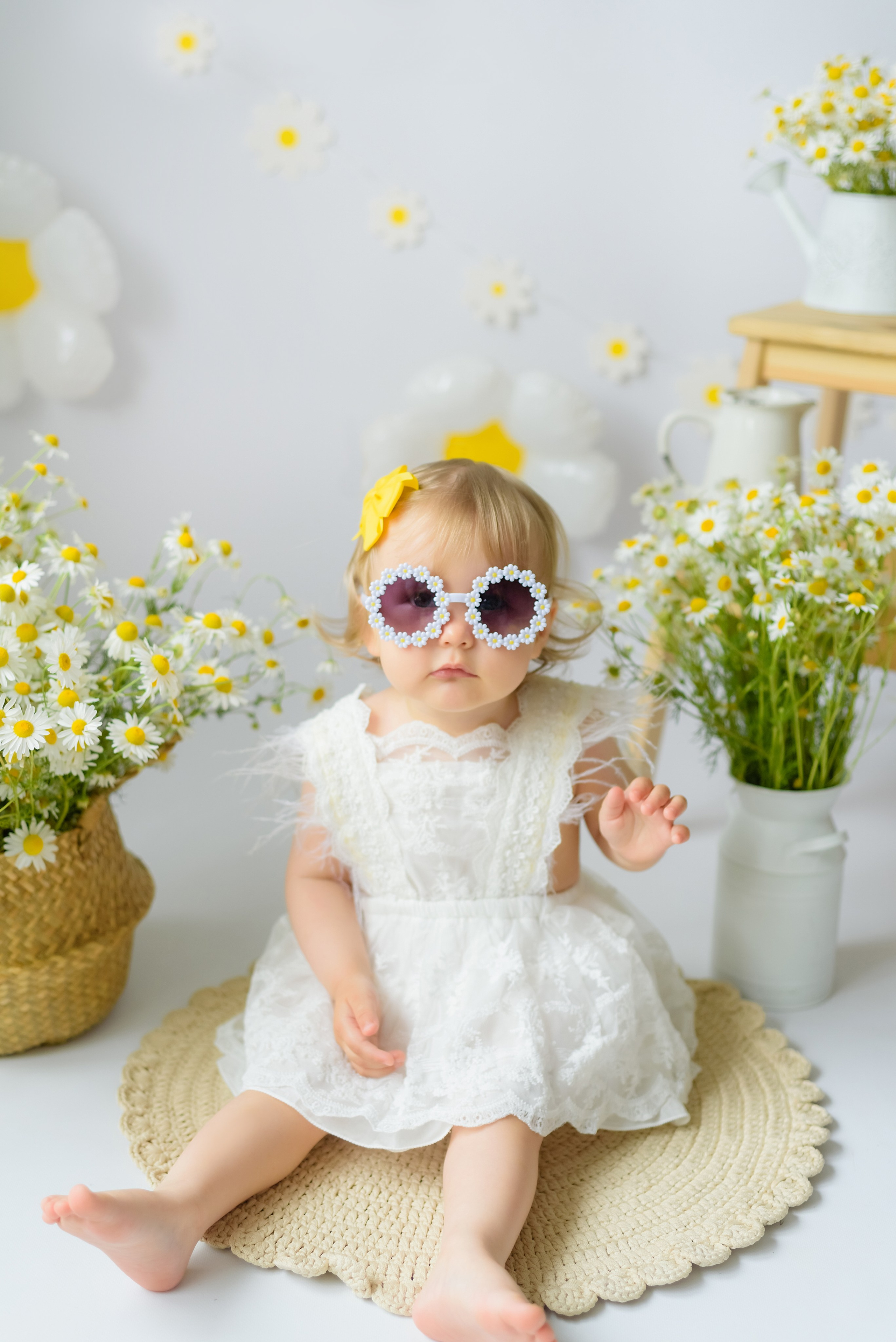 Фотопроект «Ромашки» Алиса. Детский Фотограф |Фотограф на годик в Брянске Ирина Романова