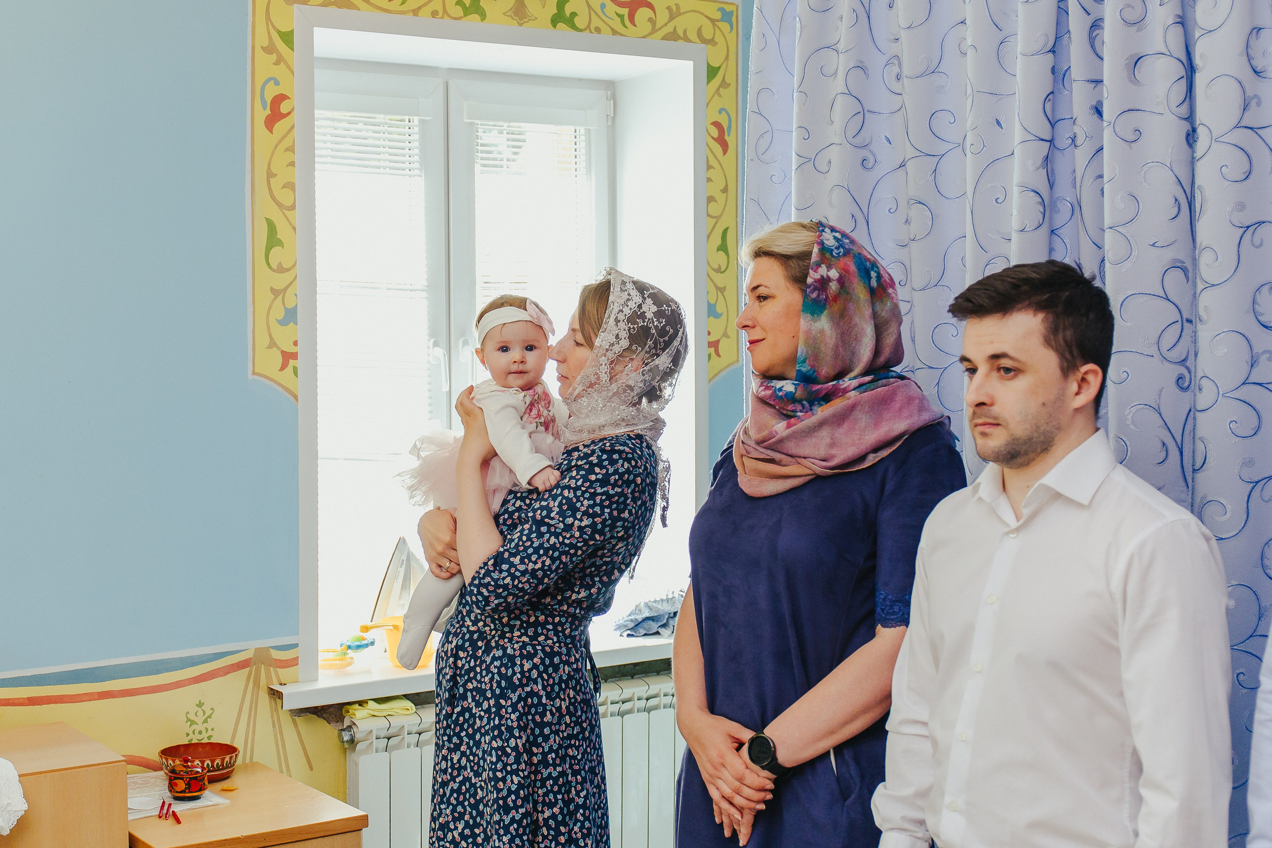 Фотосессия крещения малыша. Фотограф новорожденных и детский в Сергиевом Посаде Кругликова Юлия