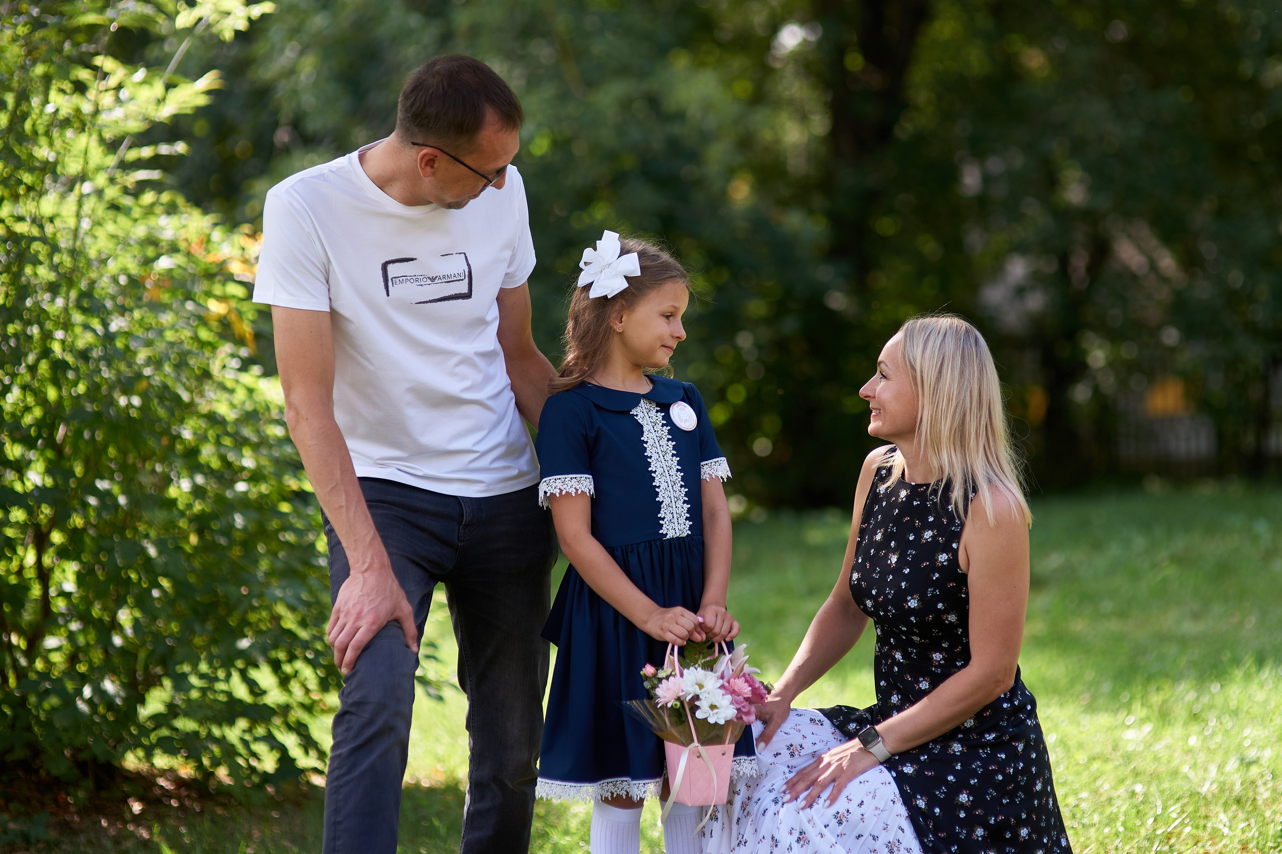 1 класс в День Знаний. Фотограф Владимир Артамонов