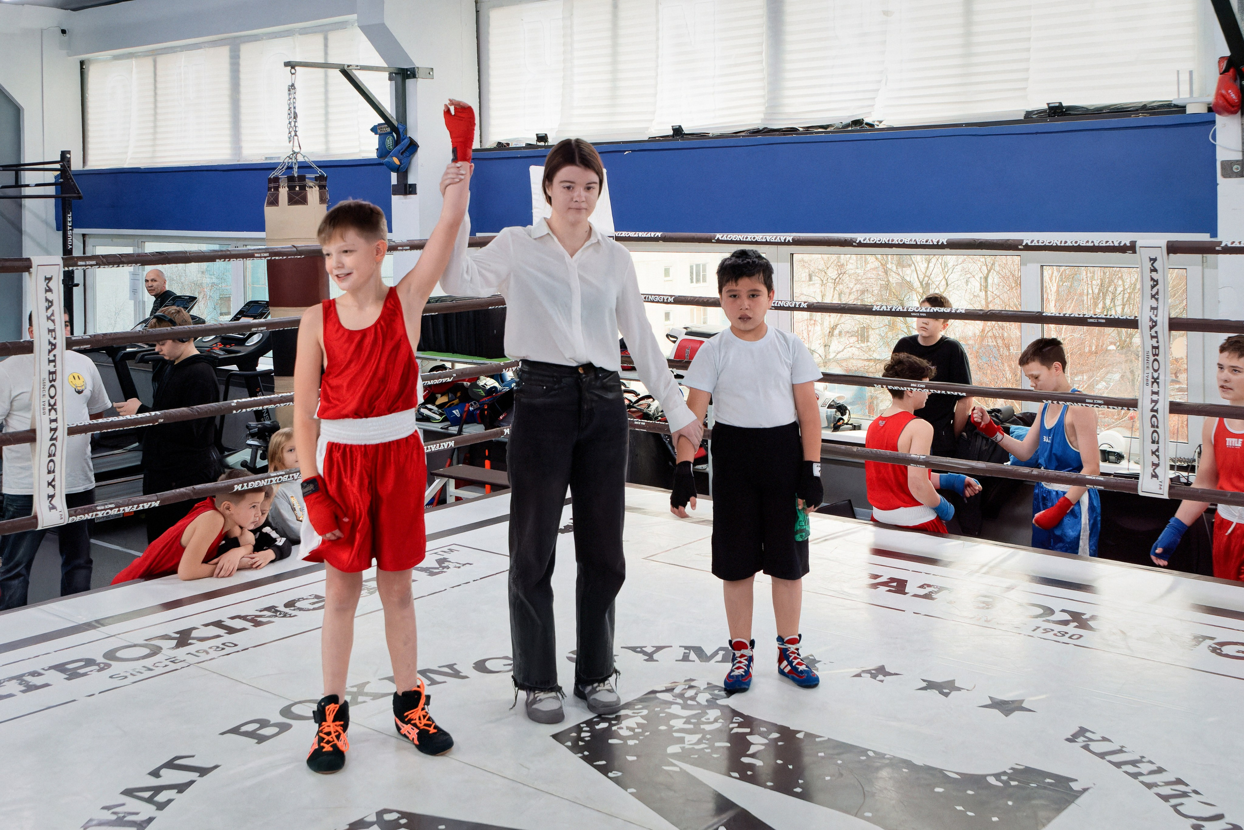 «Открытый ринг» в школе бокса Сергея Майфата. Зеленоград, 12.11.2023 г. Фотограф Никифоров-Гордеев Сергей. Москва и МО