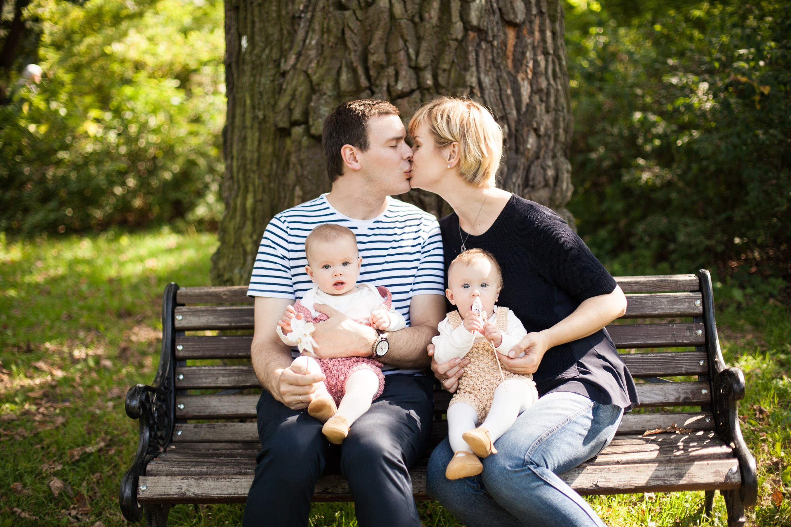 Надя и Юра с Полиной и Сашей. Фотограф в Москве Валентина Иванова