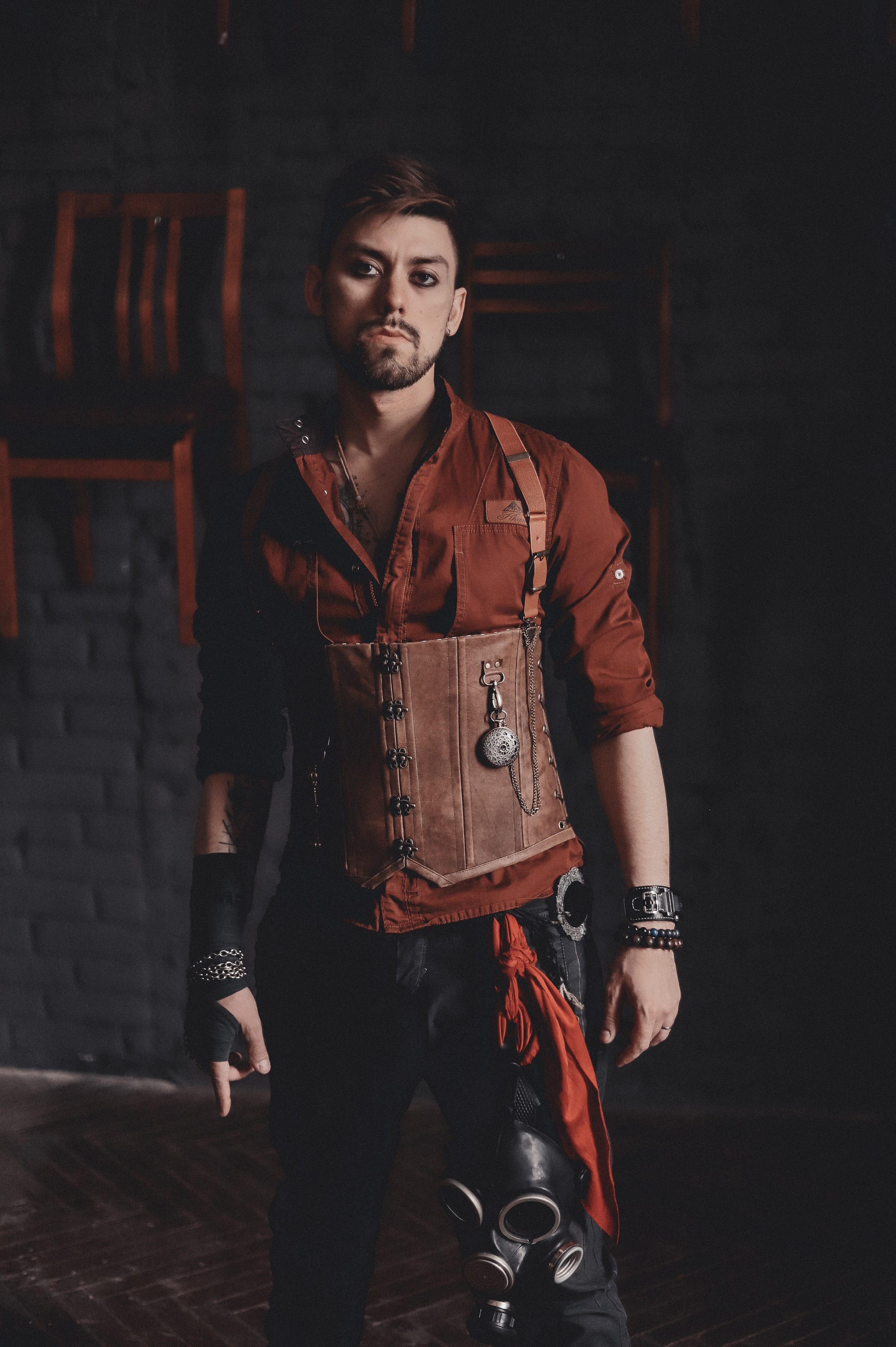 Фотопроект - Steam punks (проект с мужским корсетом). Семейный и женский фотограф Кемерово Мария Степ