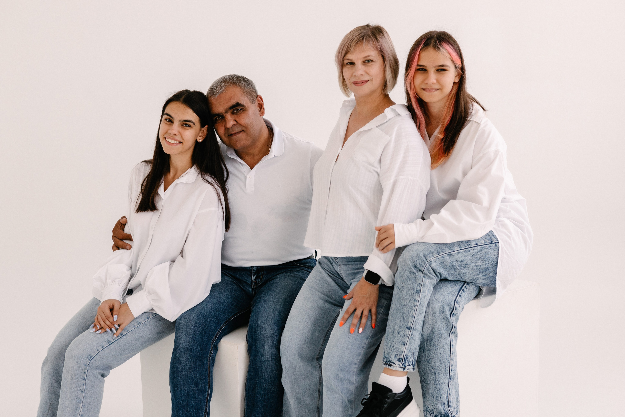 Ольга, Андрей, Дарья, Варя. Фотограф Волгоград Кристина Прохоренко