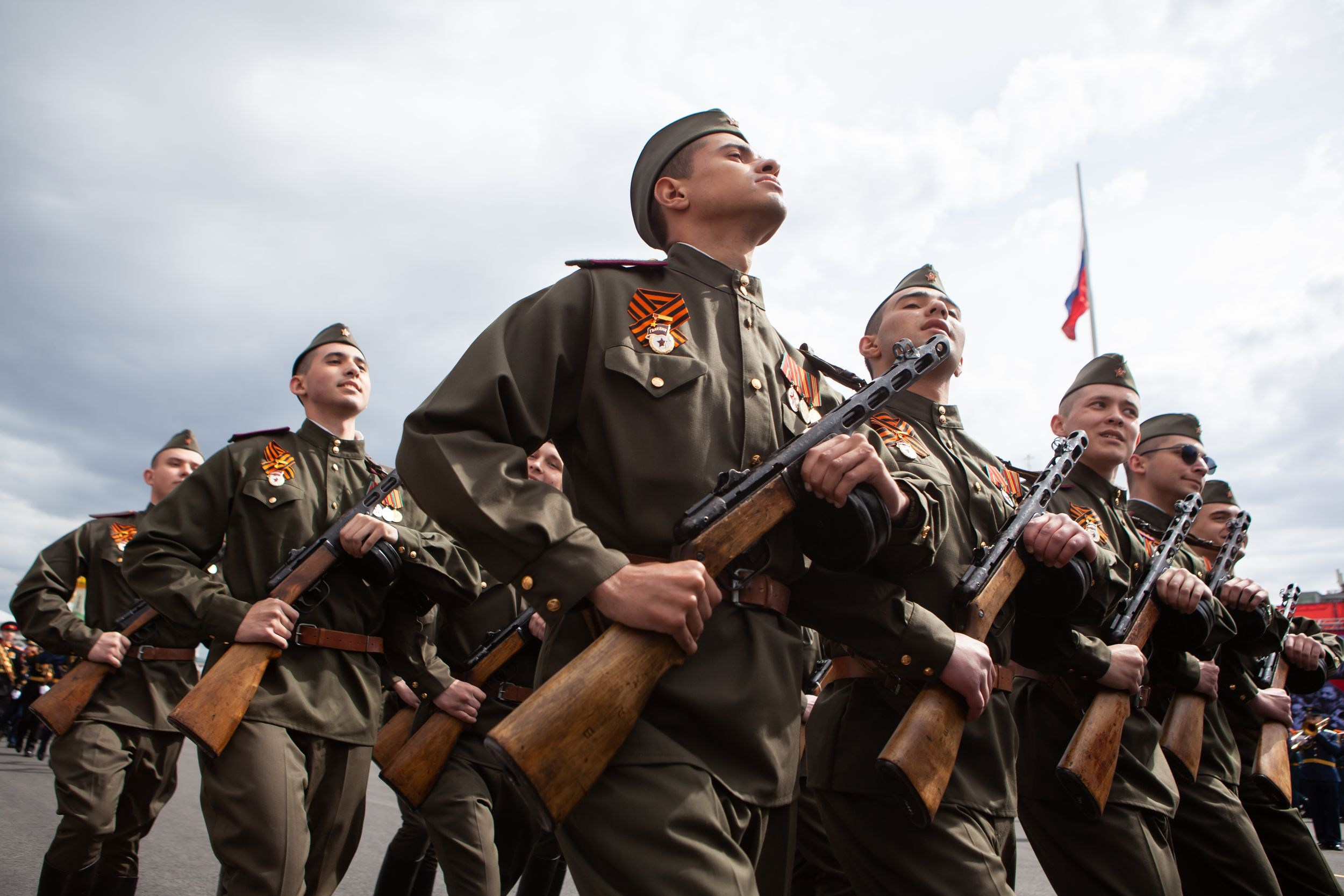 Генеральная репетиция Парада Победы (5 мая 2024). Репортажный фотограф Алексей Пирязев
