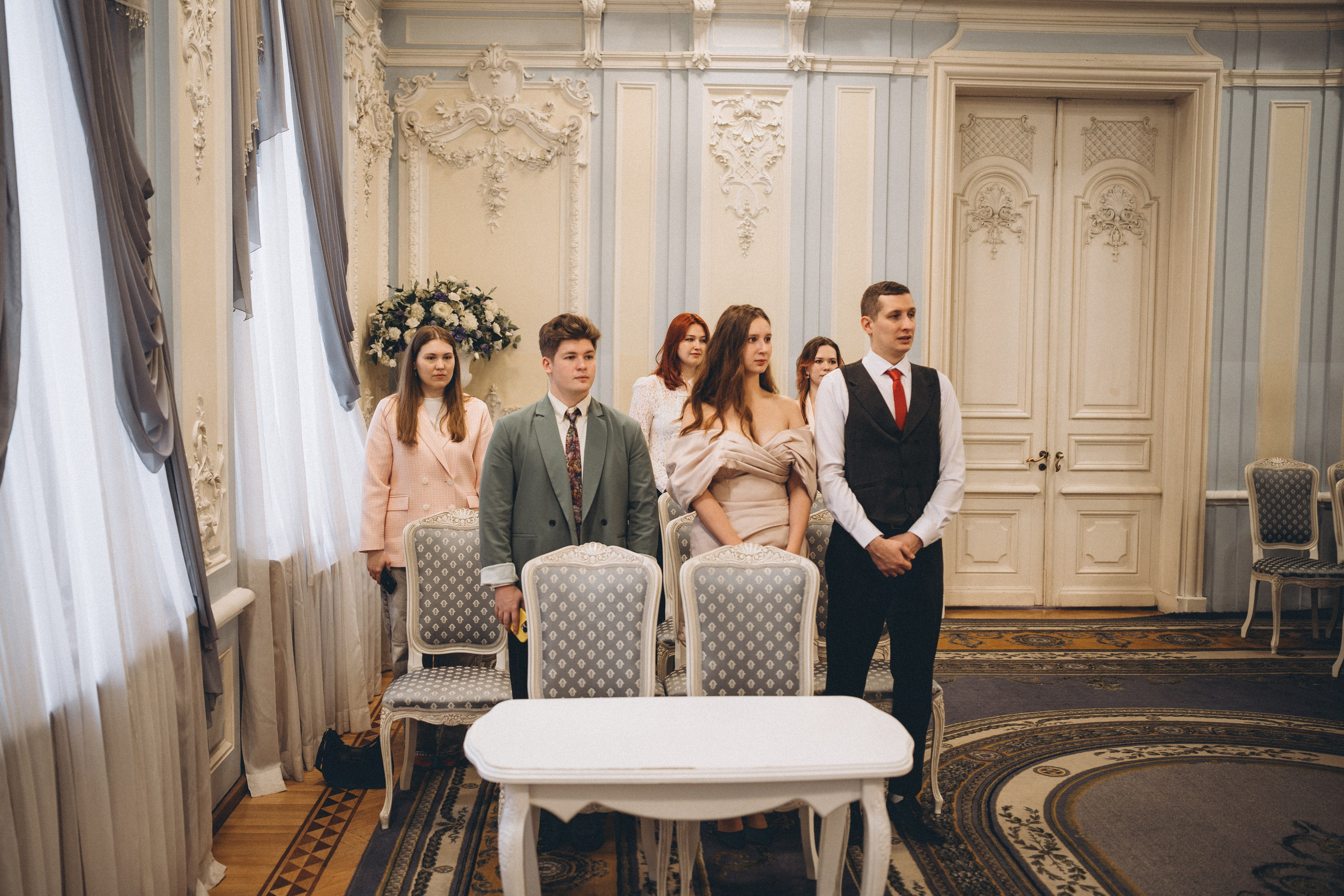 СВАДЕБНАЯ СЬЕМКА ВО ВТОРОМ ДВОРЦЕ С ГОСТЯМИ И ПРОГУЛКА В ТАВРИЧЕСКОМ САДУ. Профессиональный фотограф, Санкт-Петербург — Виктория Богомолова