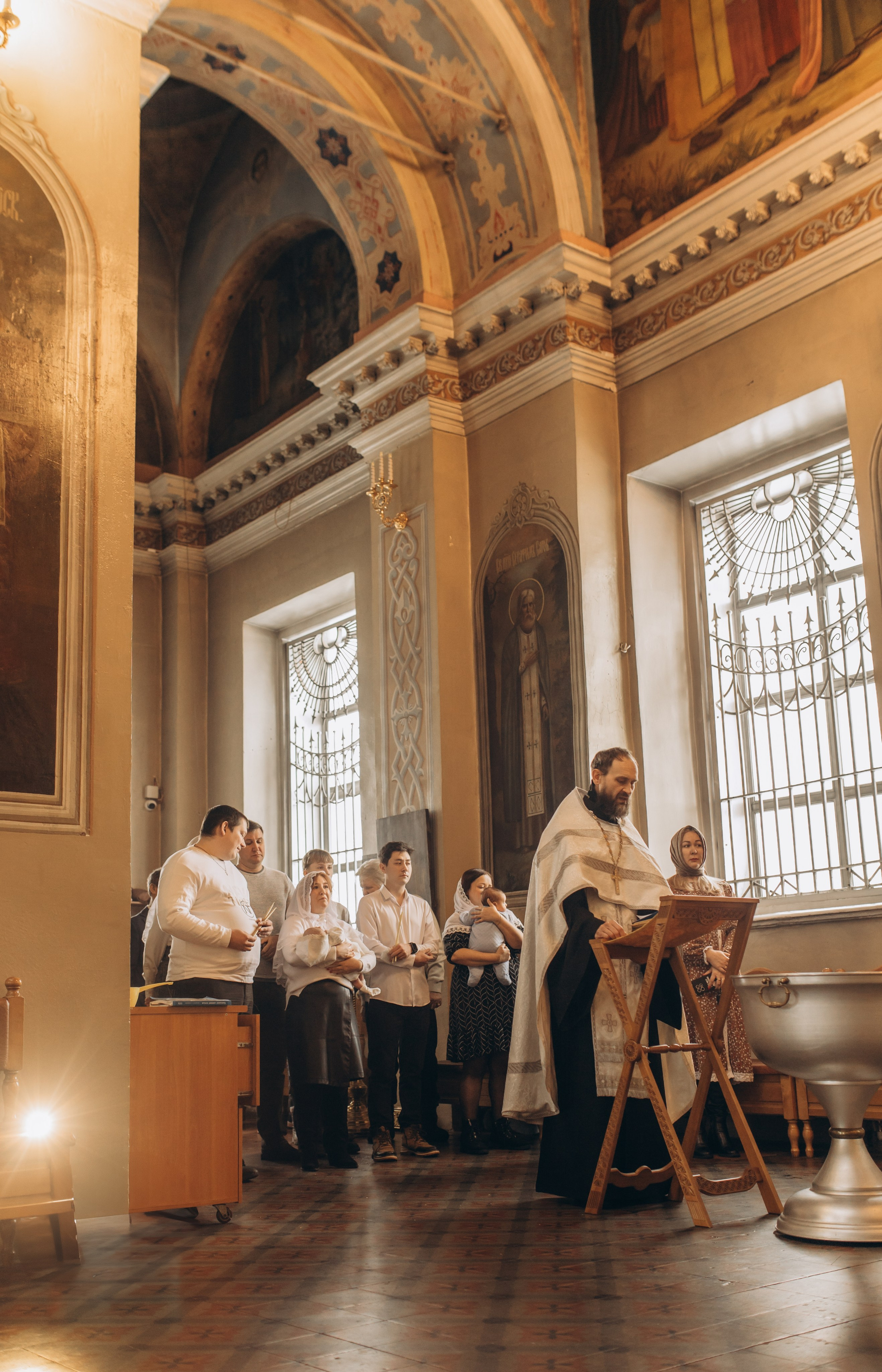 Таинство крещения Таисии. Фотограф Юлия Хакимова / Казань/ Чистополь