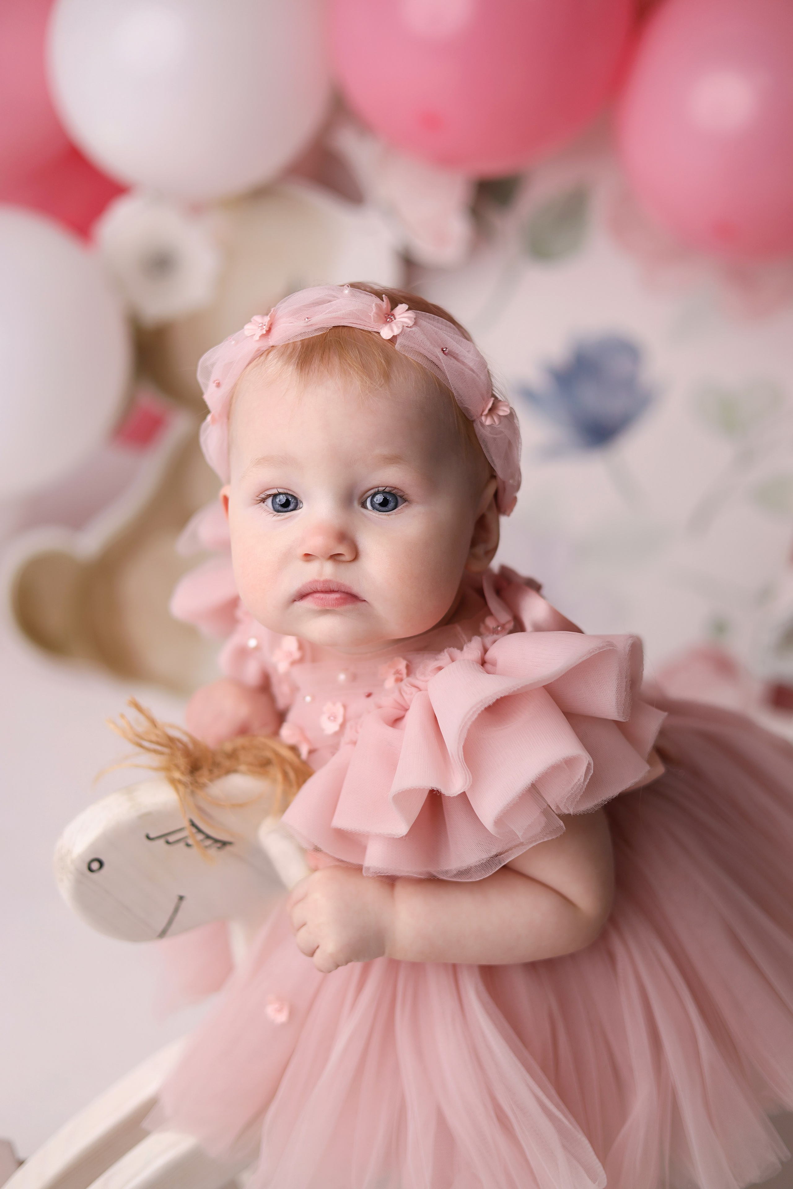 Фотосессия на 1 годик Алины. Фотограф новорожденных Москва. Ньюборн фотограф Москва