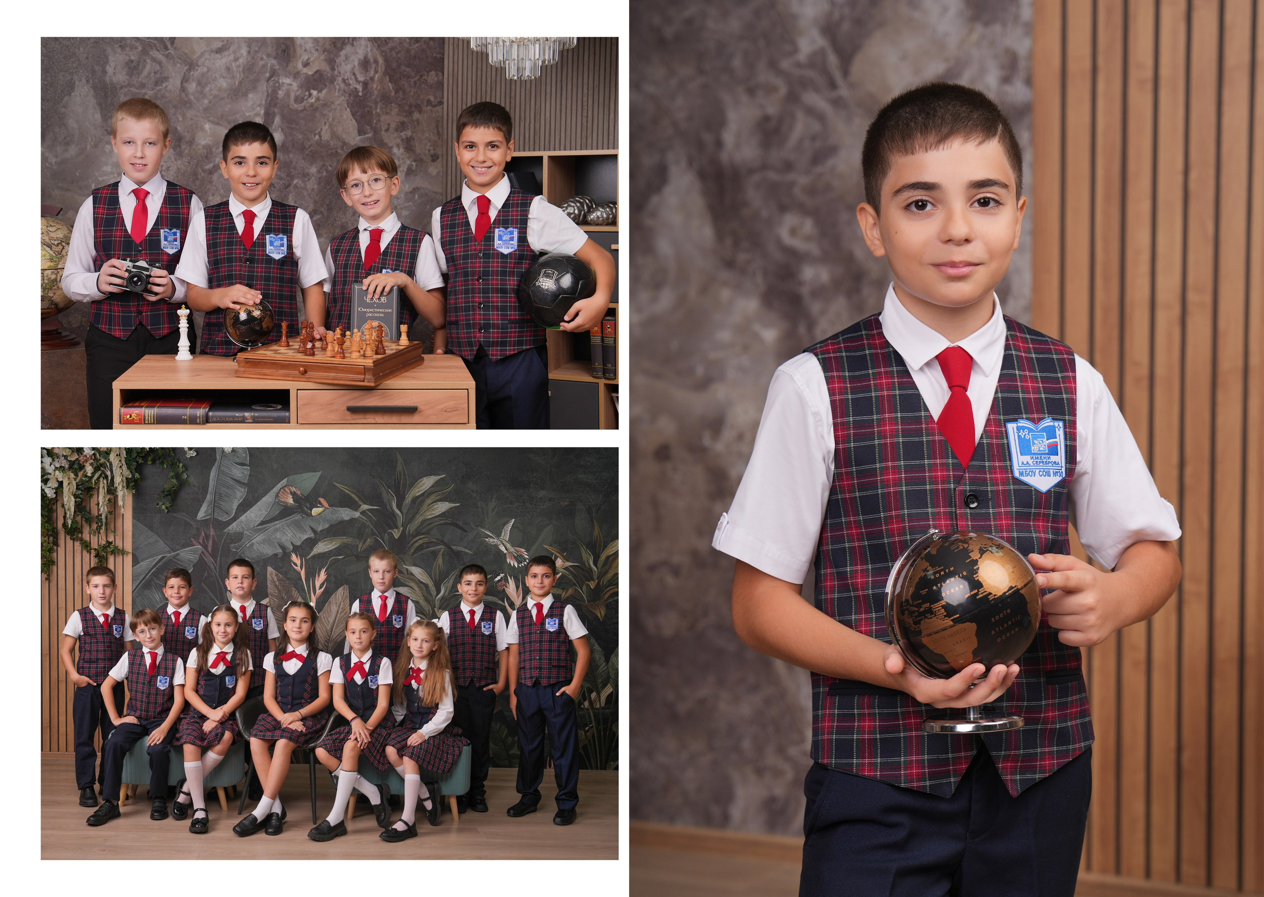 ШКОЛА 30 — 4 «Б» класс. Красивый выпускной альбом в Краснодаре