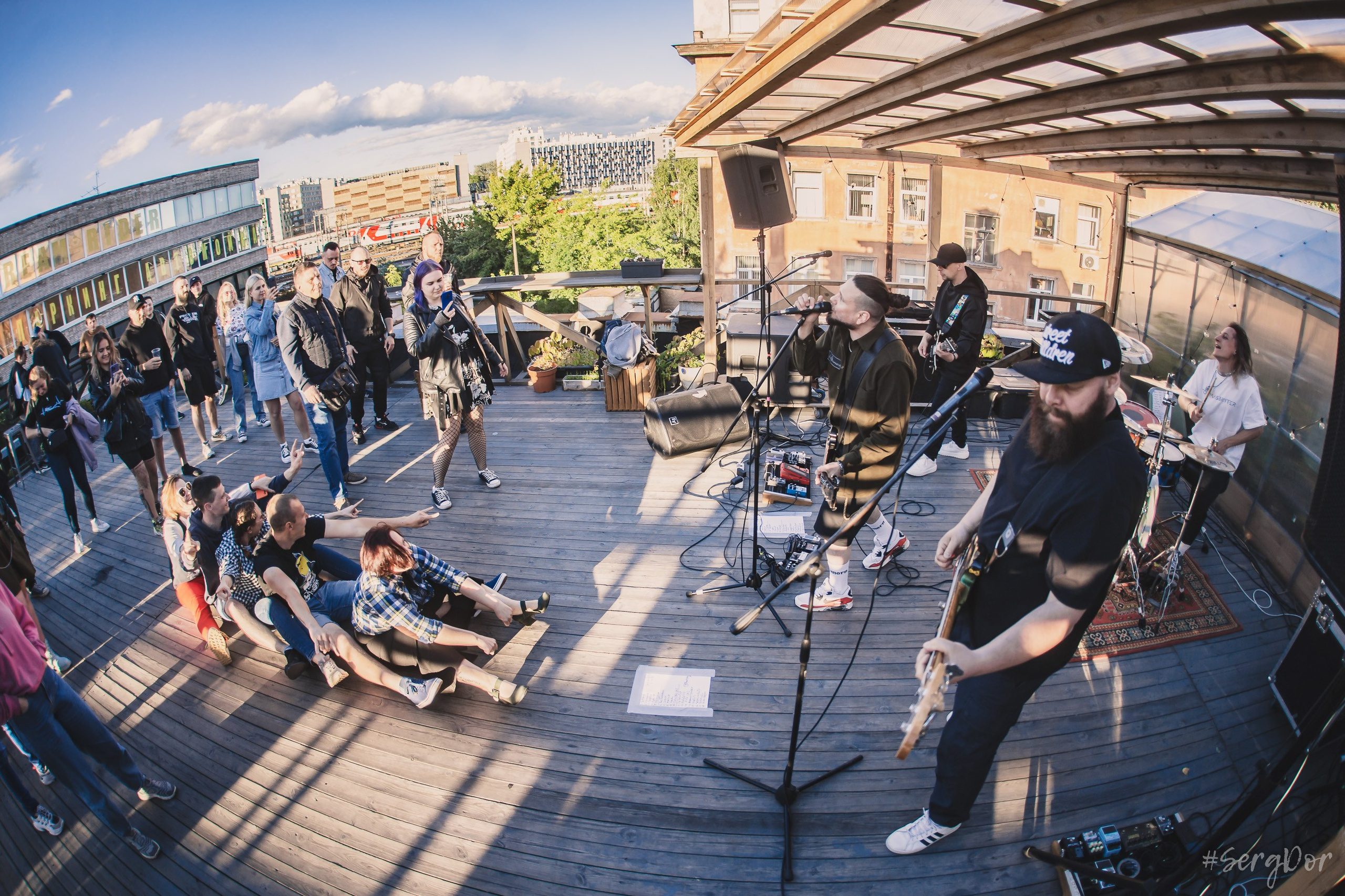 Гребля, Ласточка, концерт, крыша, Санкт-Петербург, 21.06.2024, СПб, SergDor, 21 июня 2024 года, #SergDor