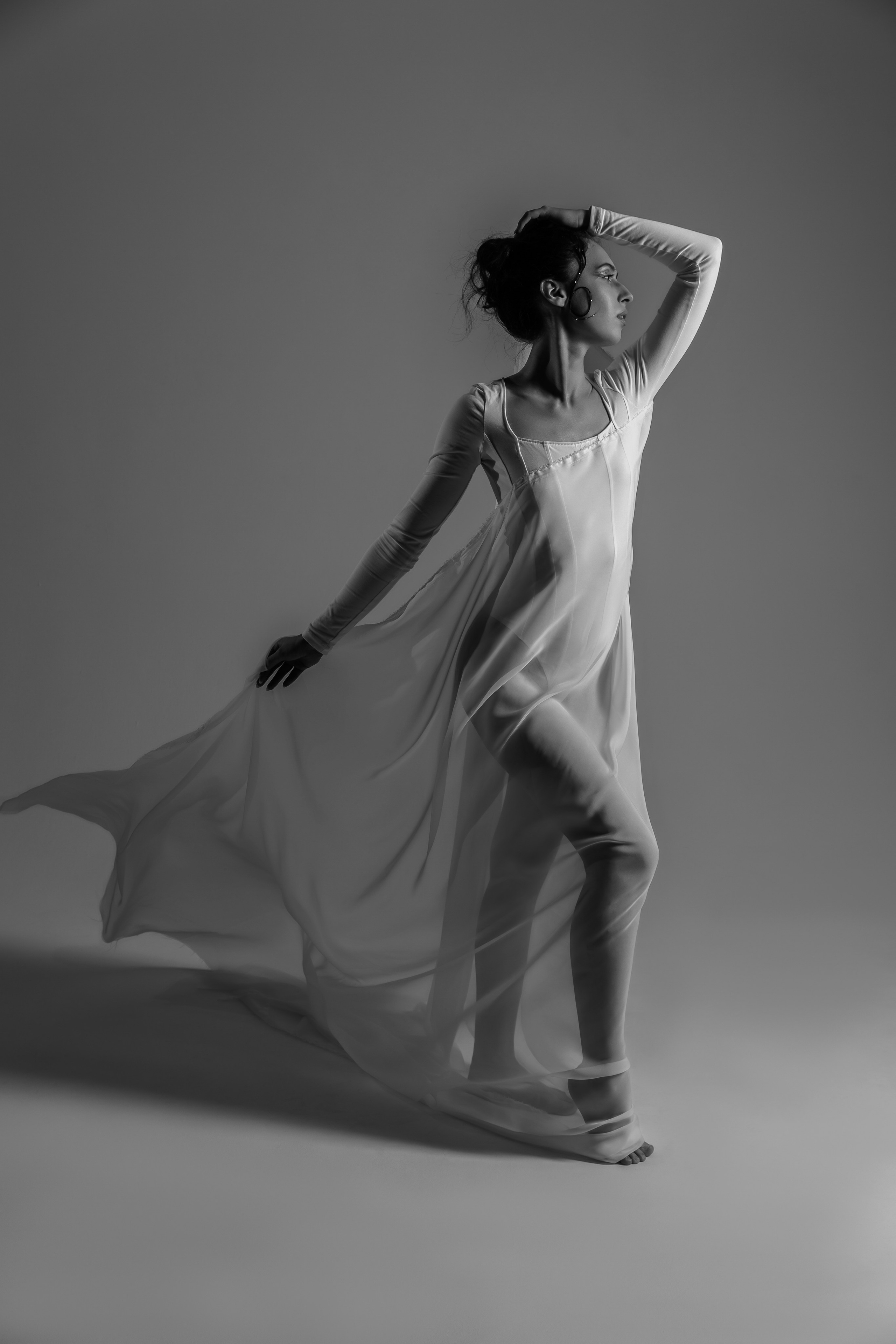 Женская фотосессия на циклораме. Семейный и женский фотограф в Москве Надежда Воробьева