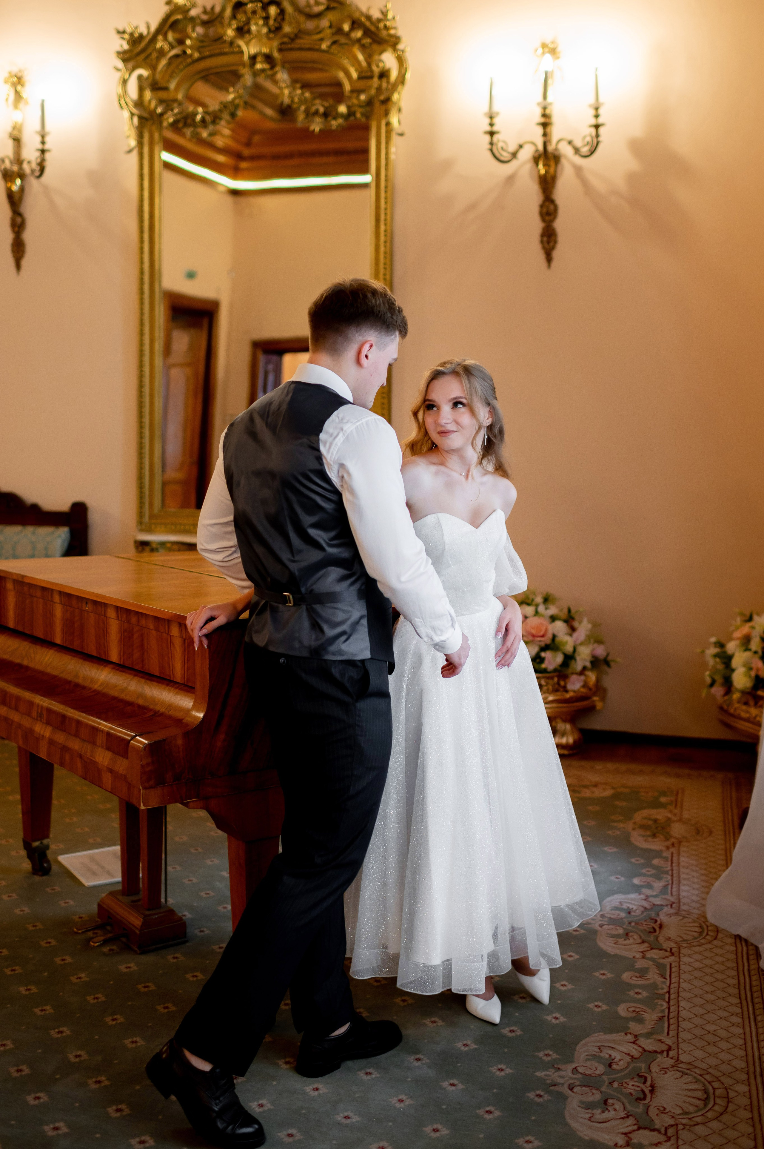 Анастасия и Михаил (Второй Дворец Бракосочетания на Фурштатской улице 52, фотосессия в Таврическом парке). Портретный, семейный и свадебный фотограф в Санкт-Петербурге и в Пушкине Ширяев Денис