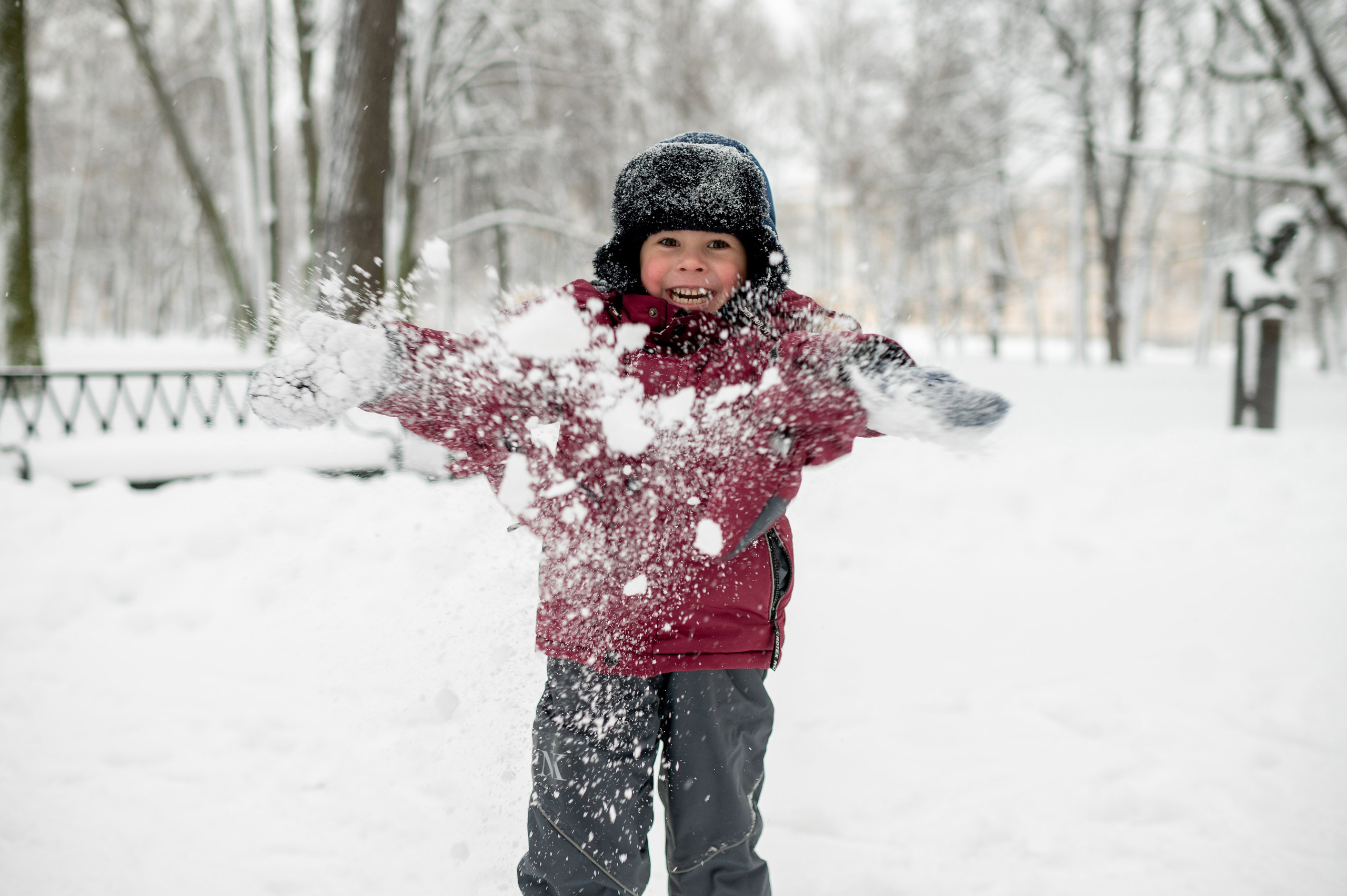 Зимняя прогулка Валерия, Андрей и Егор. Портретный, семейный и свадебный фотограф в Санкт-Петербурге и в Пушкине Ширяев Денис