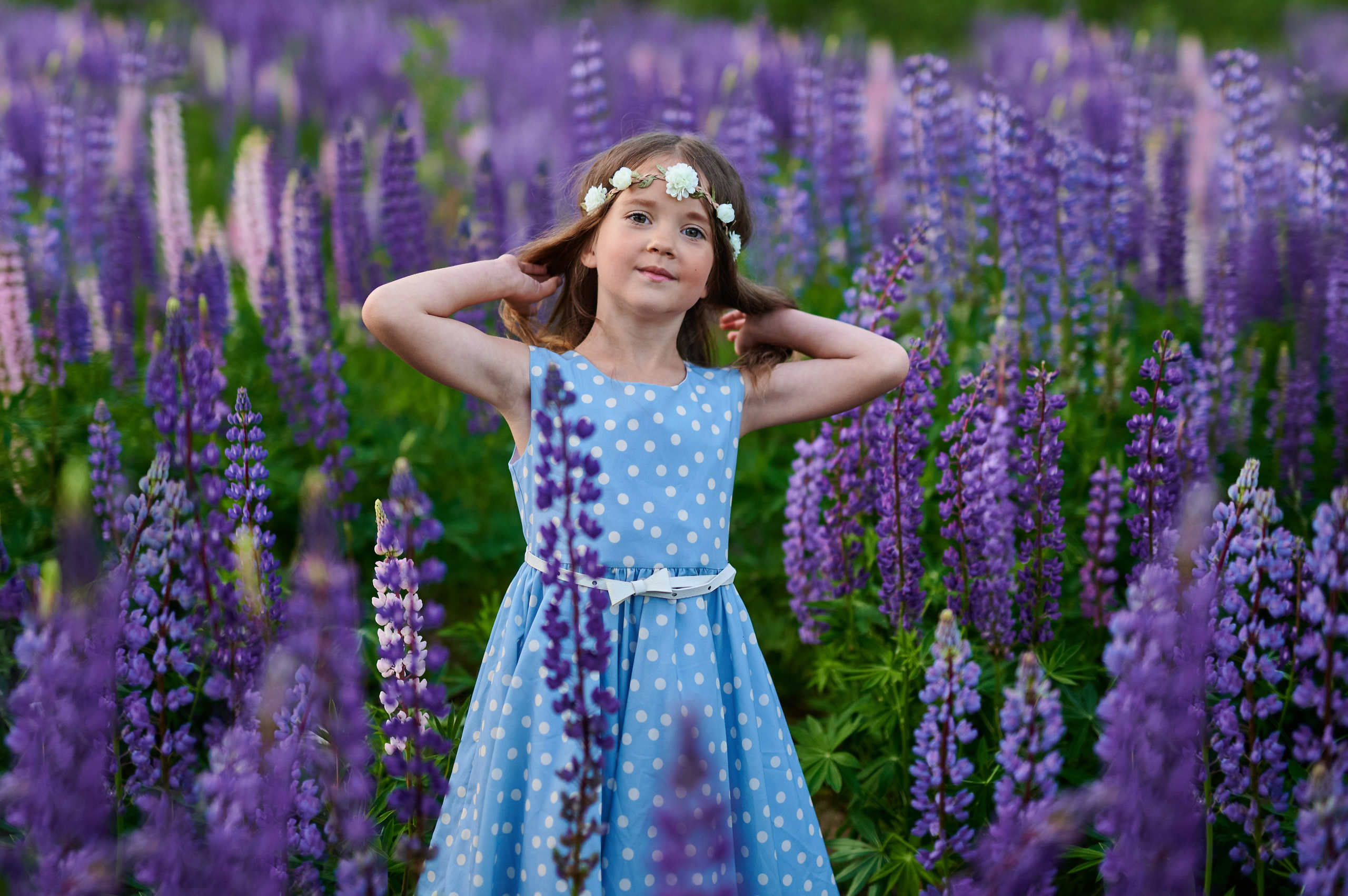 Счастье в люпинах. Портретный, семейный и свадебный фотограф в Санкт-Петербурге и в Пушкине Ширяев Денис