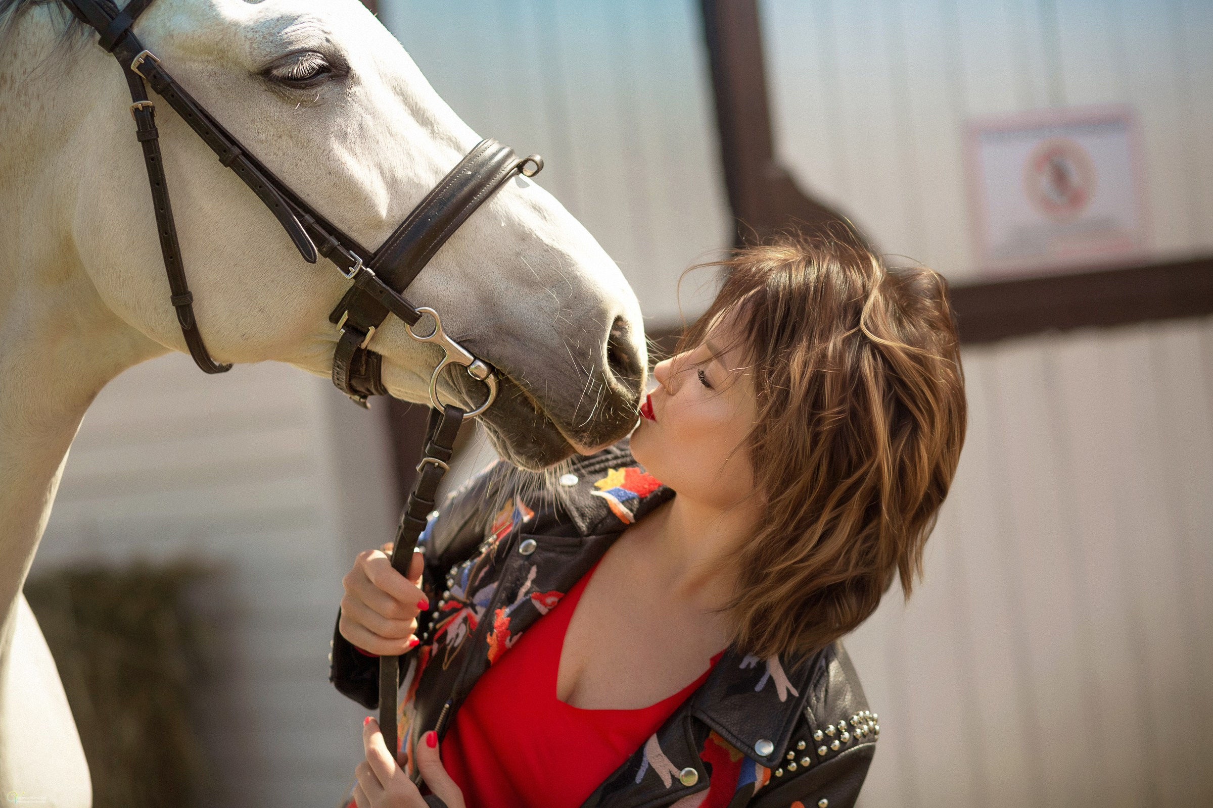 Галина и ее лошадь Сказка. Фотограф женский и мужской портрет Санкт-Петербург